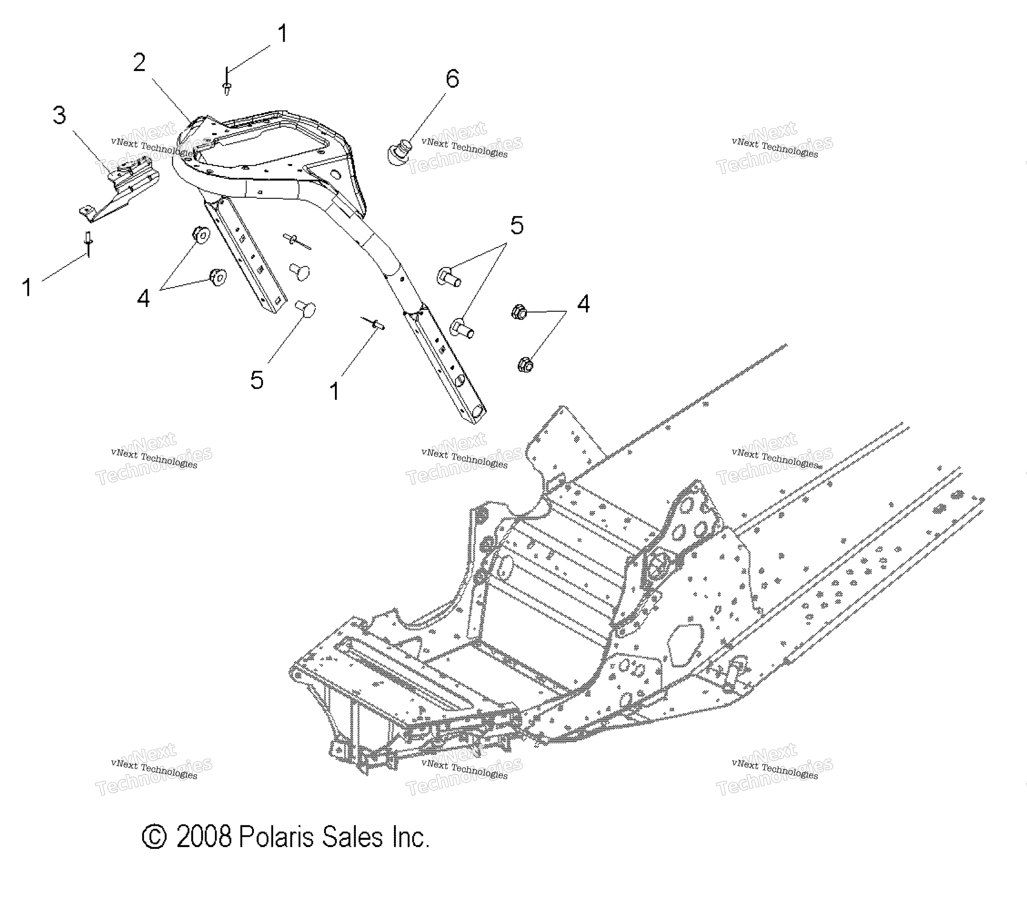 Steering, рулевое управление Hoop Asm