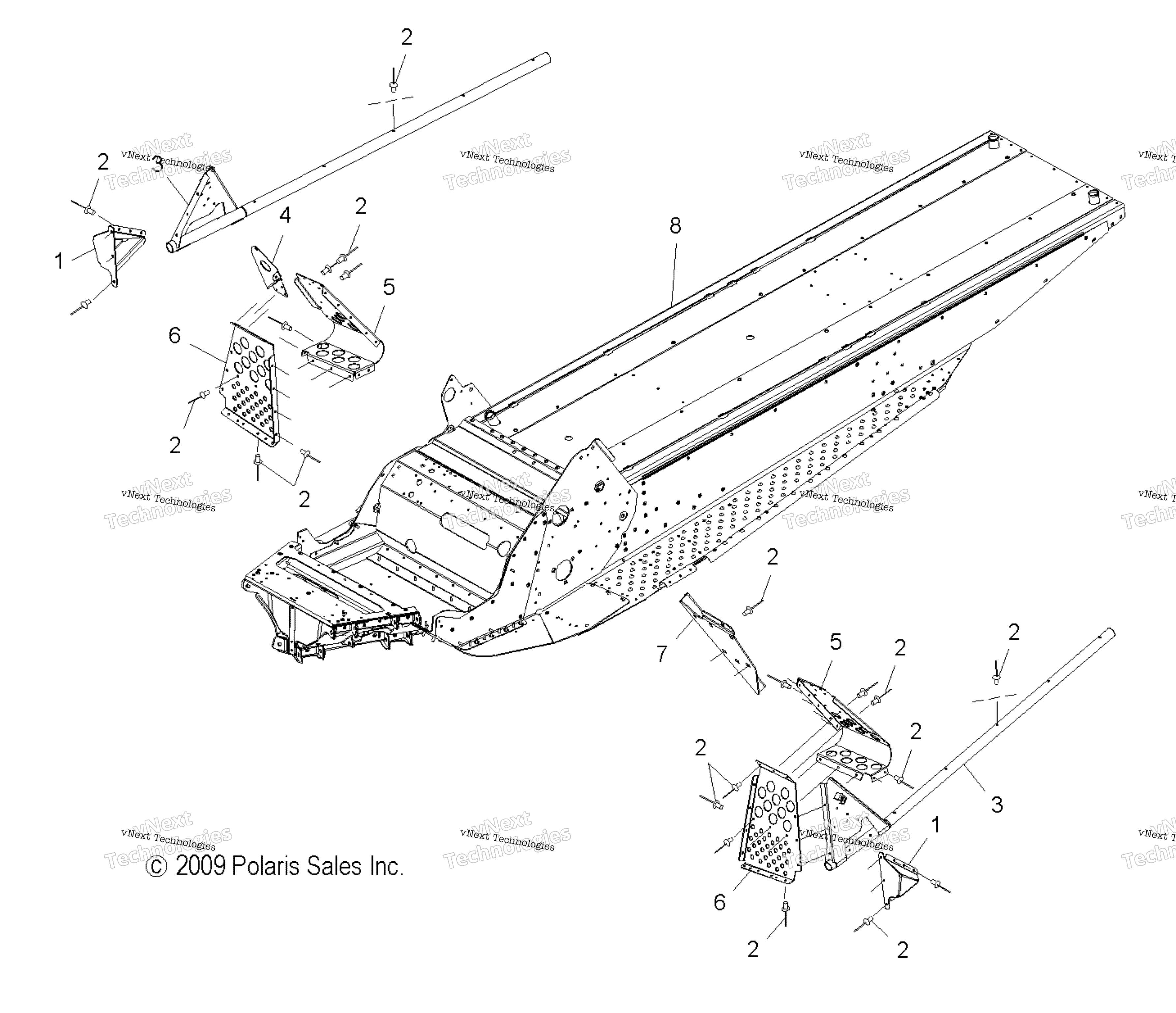 Chassis, Chassis Asm., & Footwell Asm., Lh / Rh
