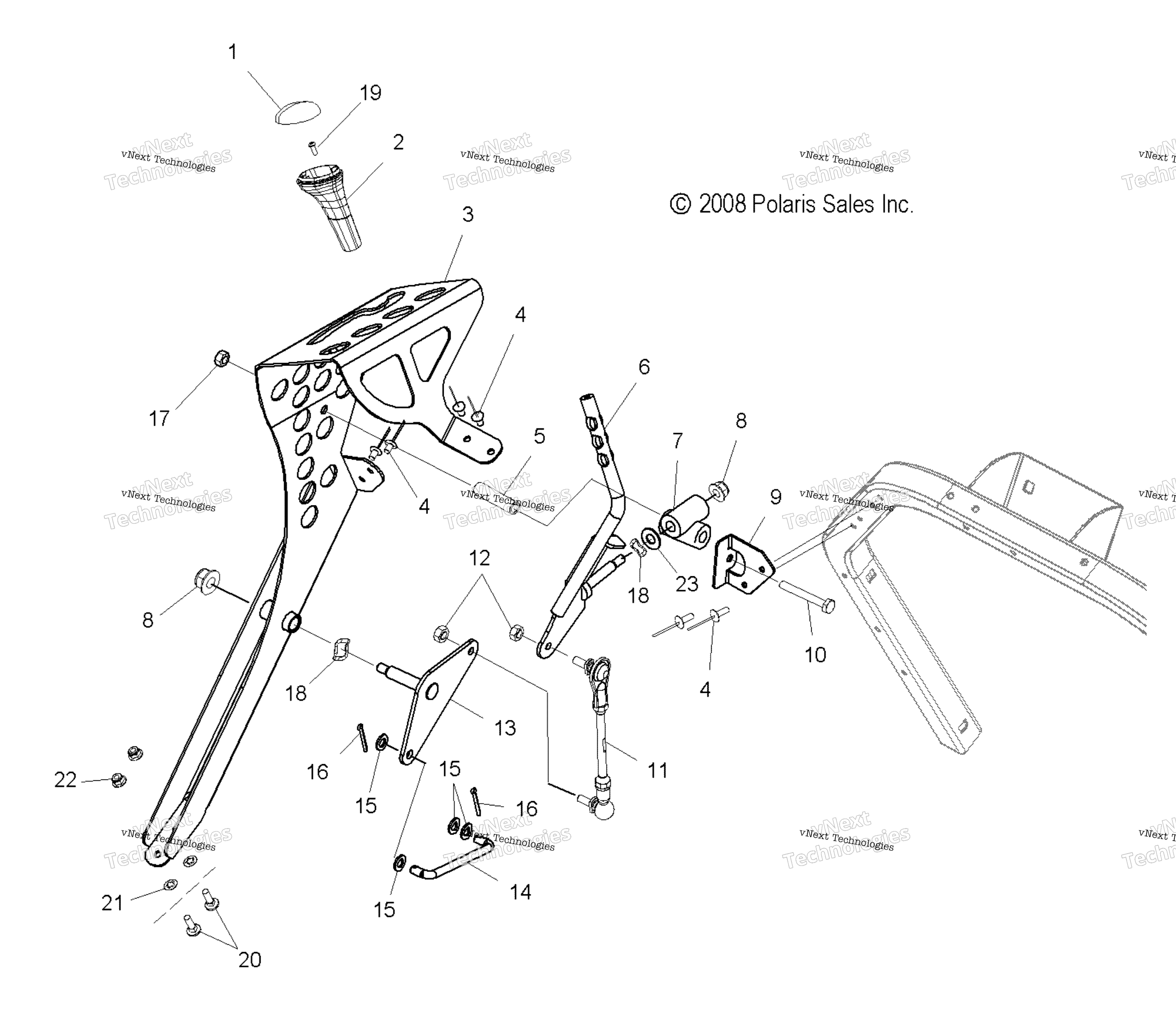 Привод Train, Shift Linkage