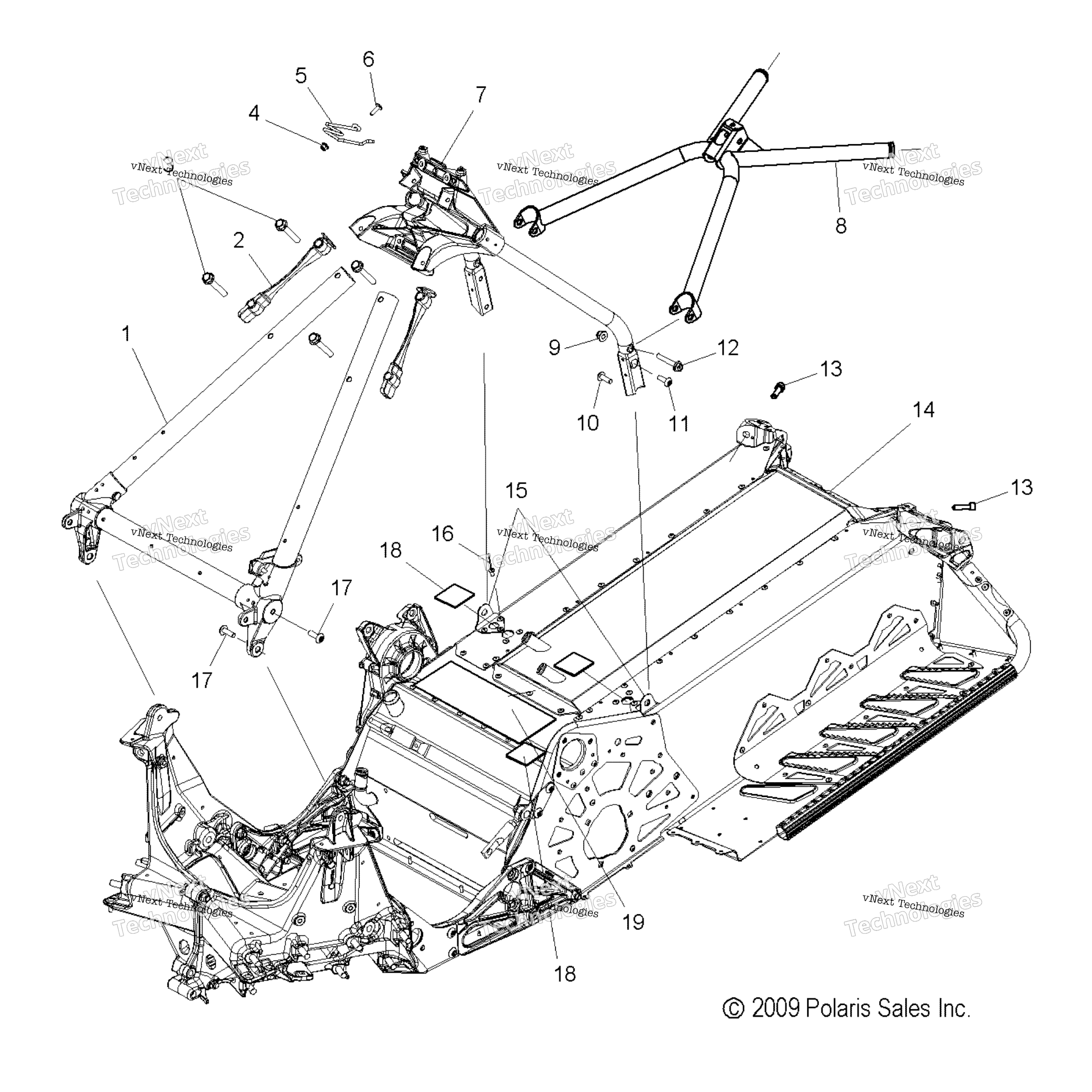 Chassis, Chassis узел & Over Structure