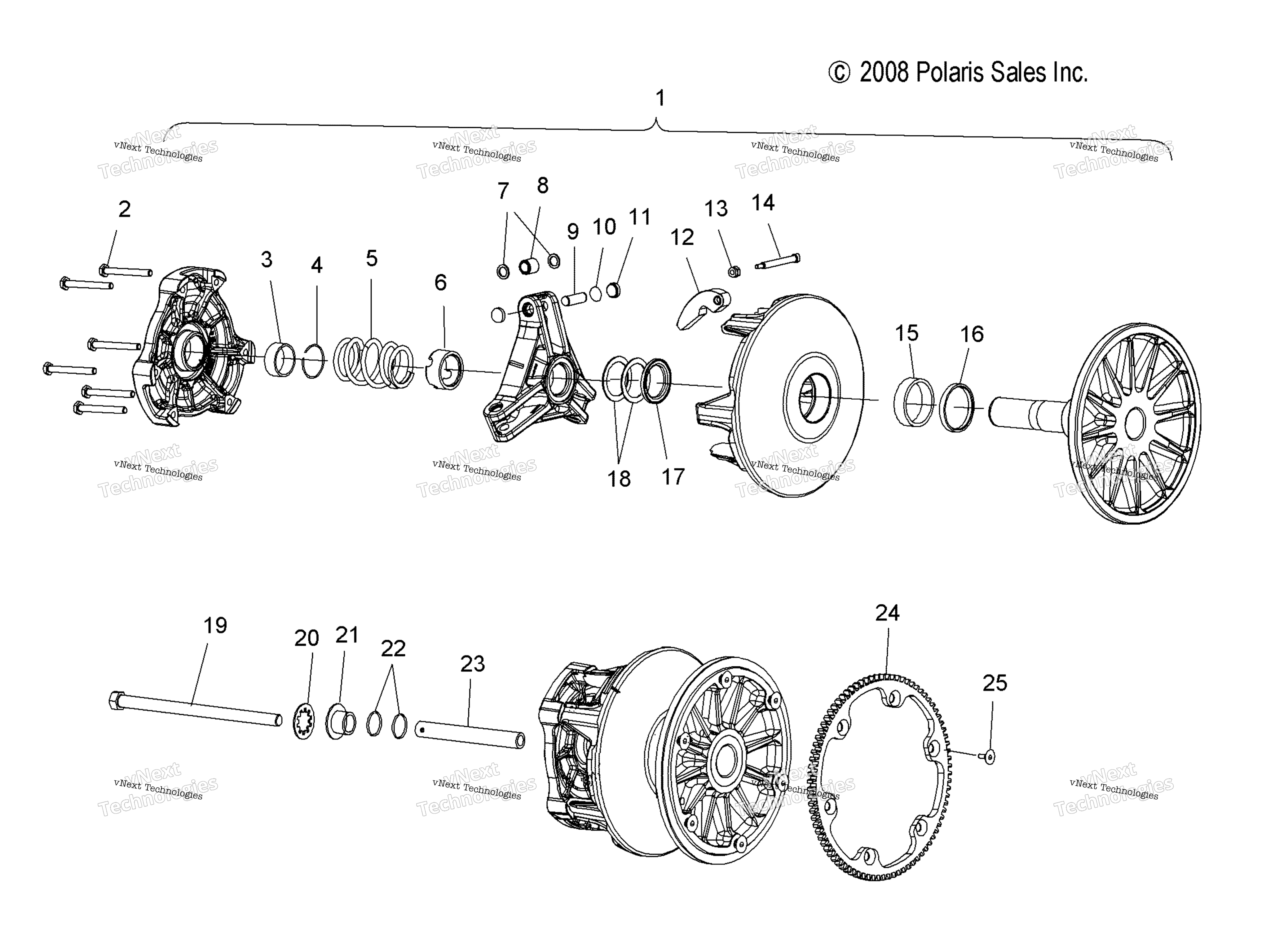 Привод Train, Clutch, Primary