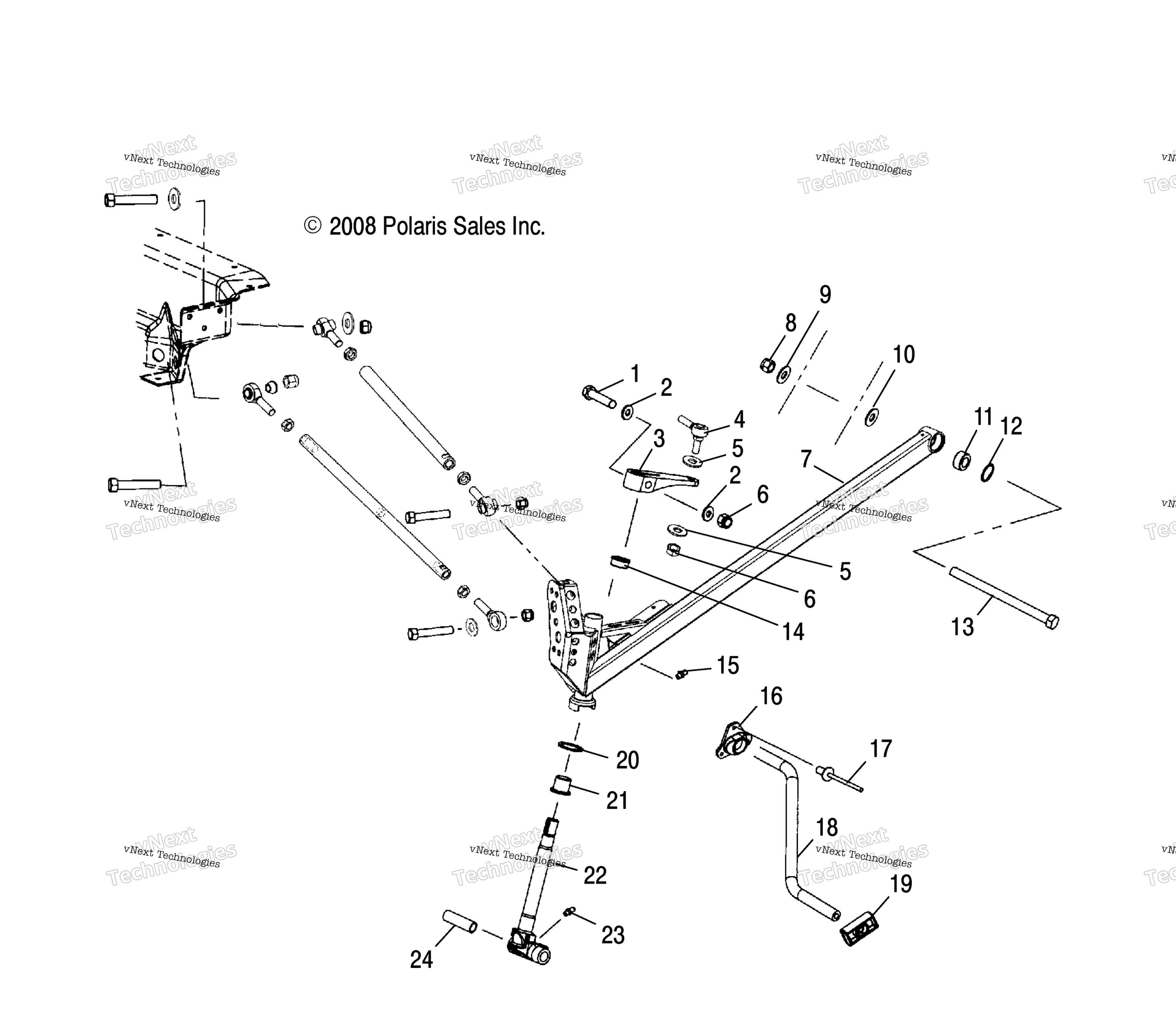 Suspension, Radius Rods & Trailing рычаг 2