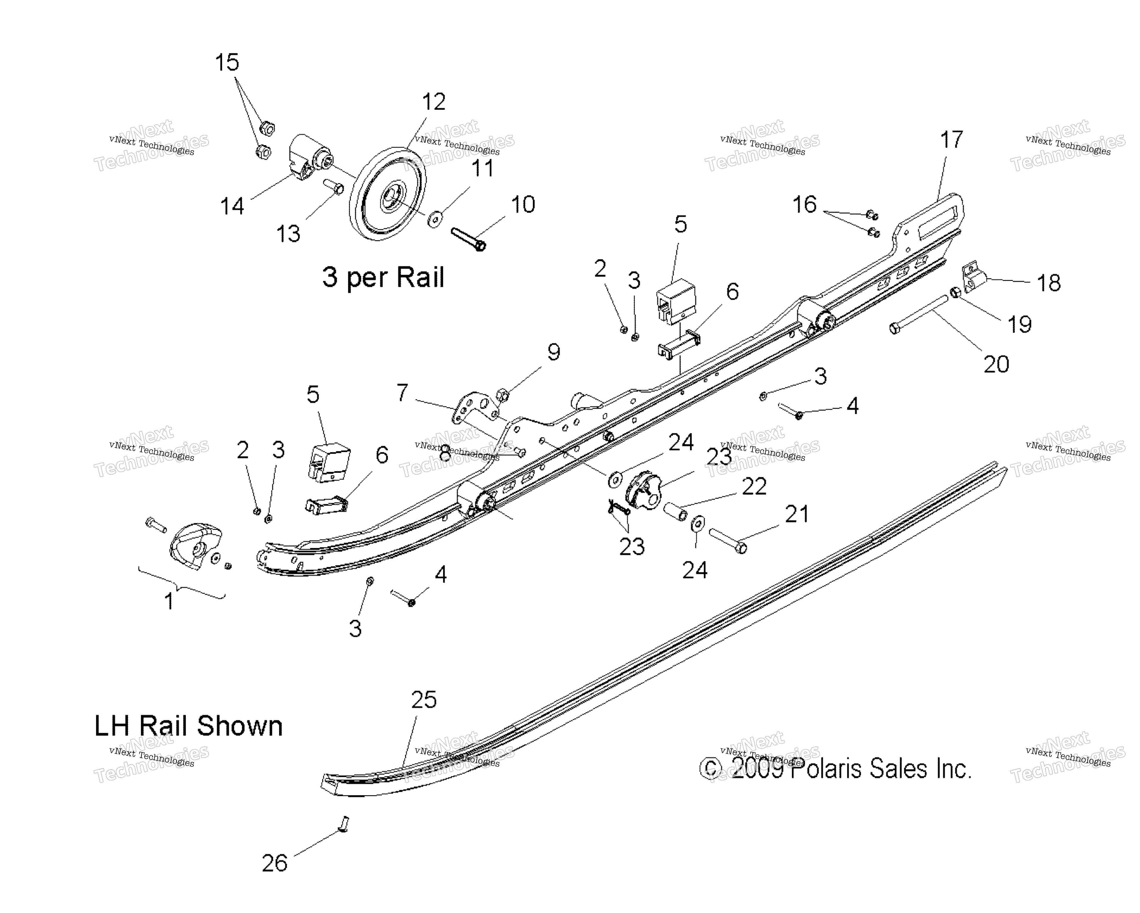 Suspension, Rail крепление