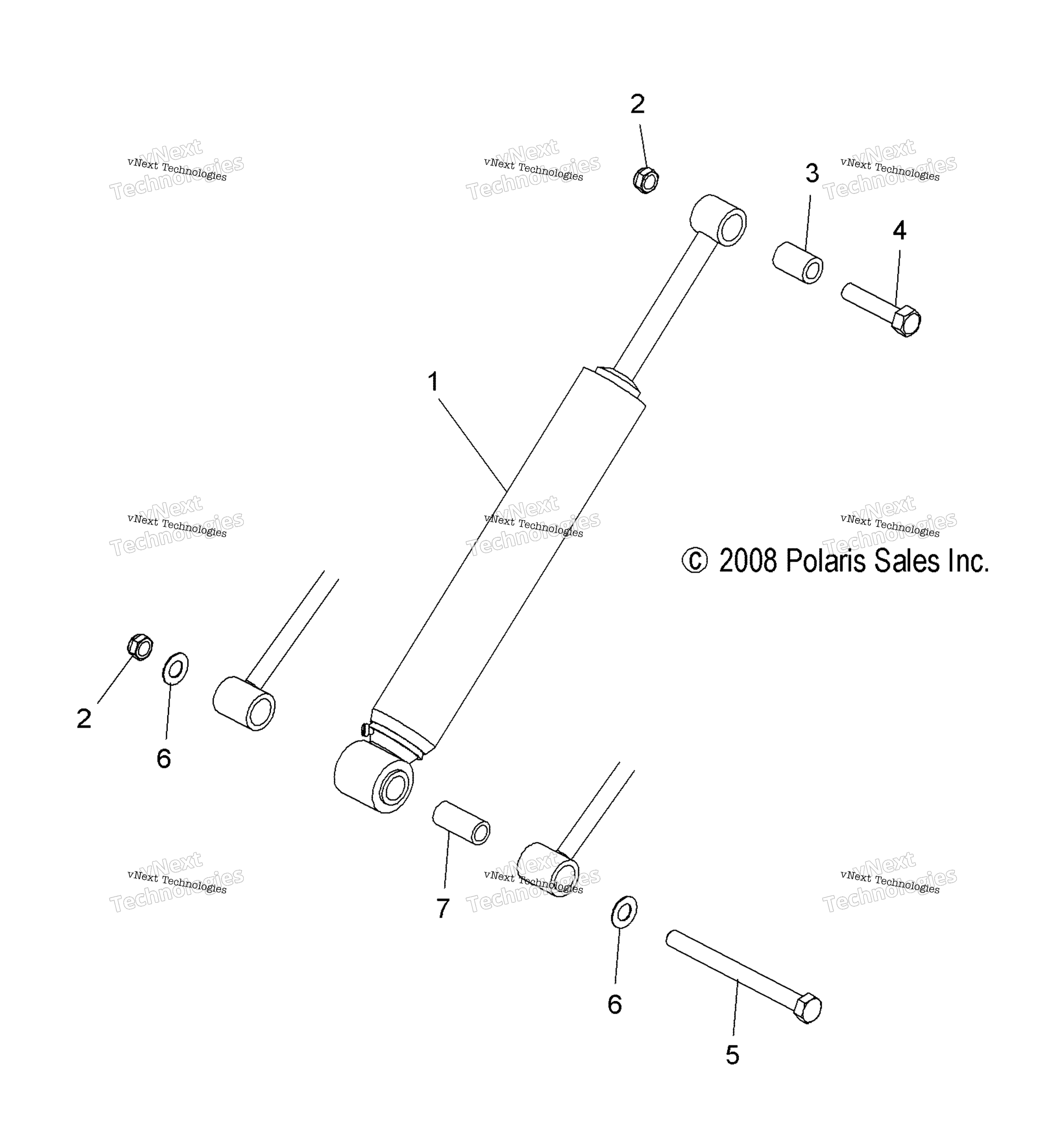 Suspension, Shock, задний Track