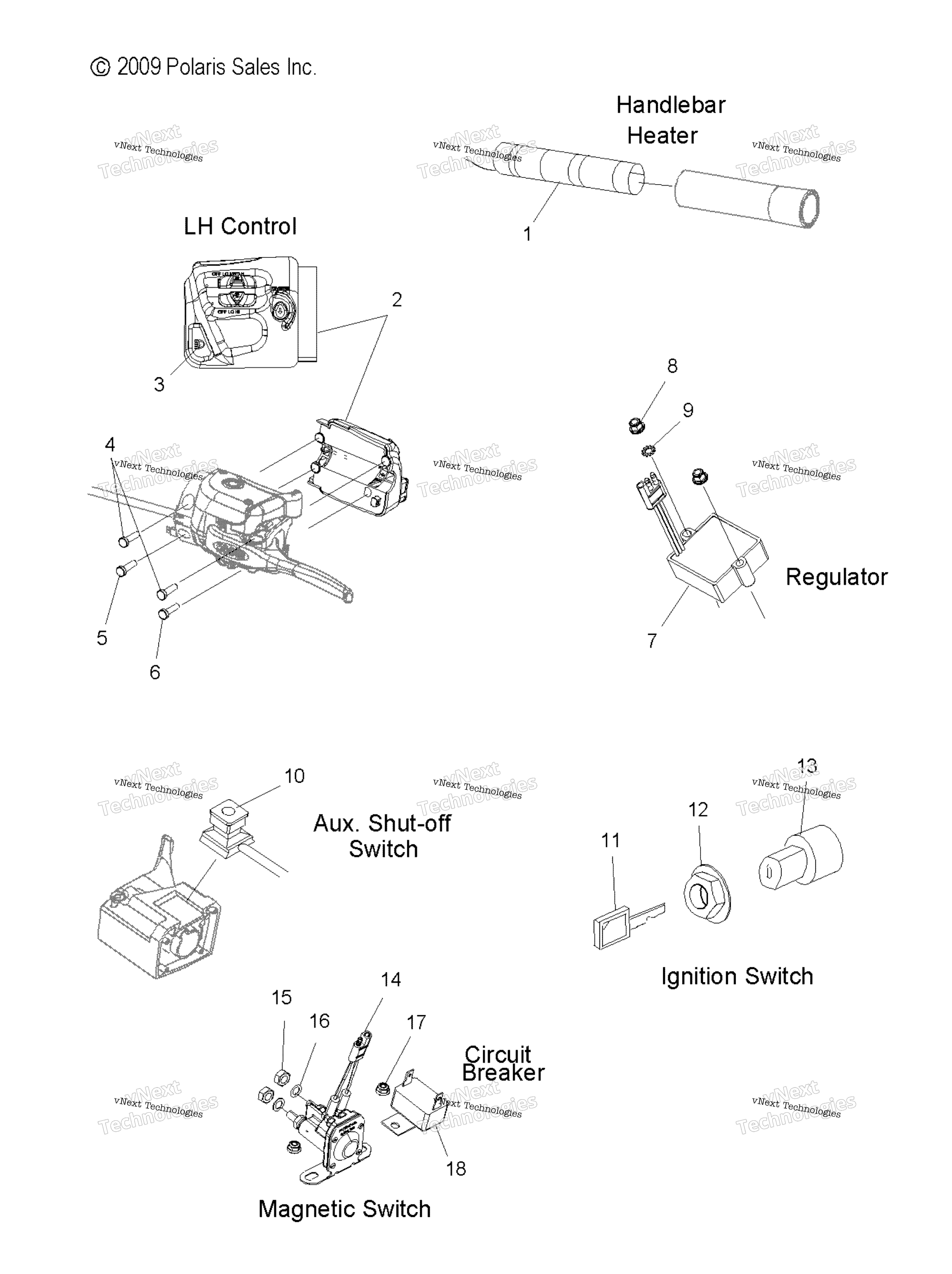 Electrical, Switches и Components