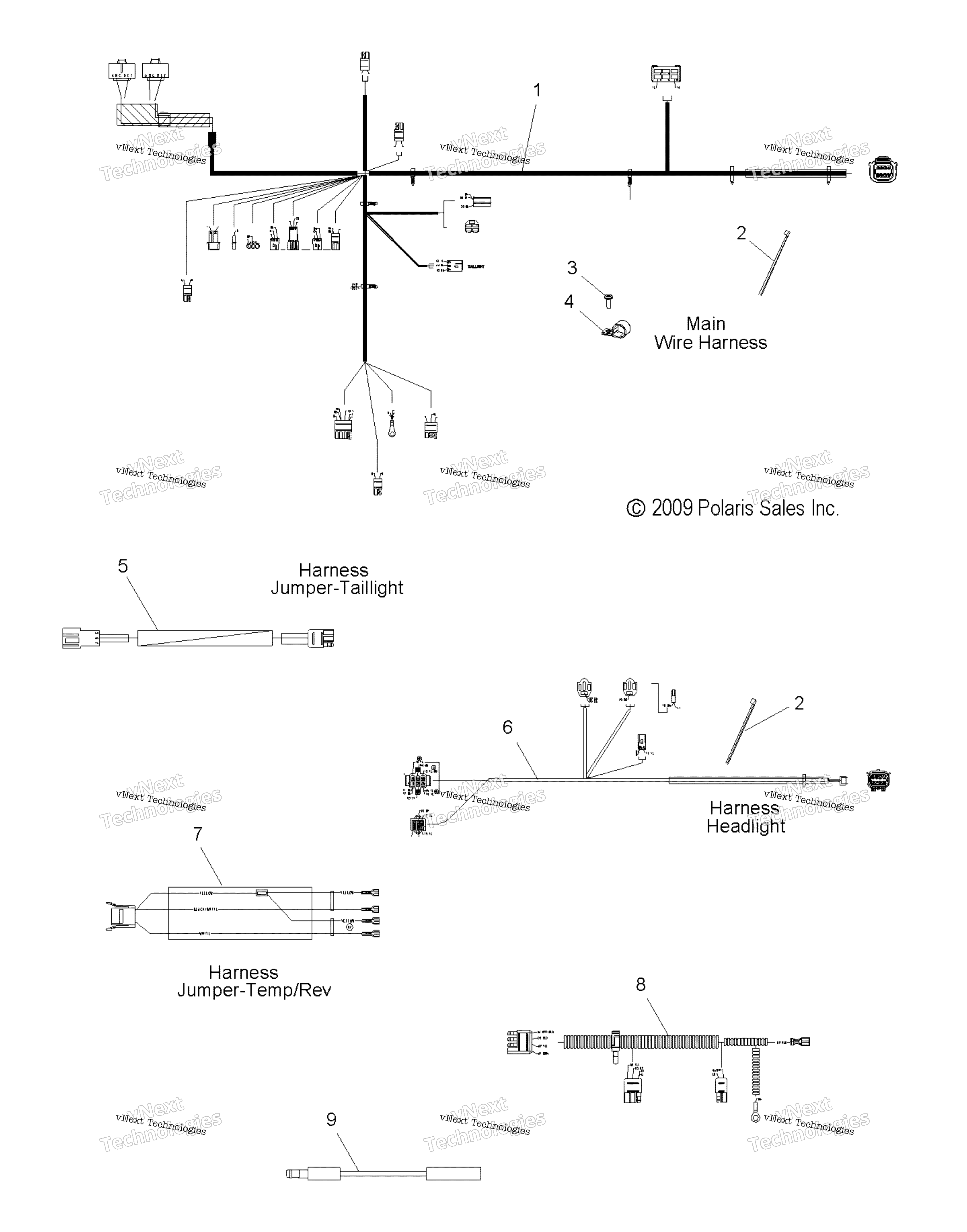 электрооборудование Wiring Harnesses