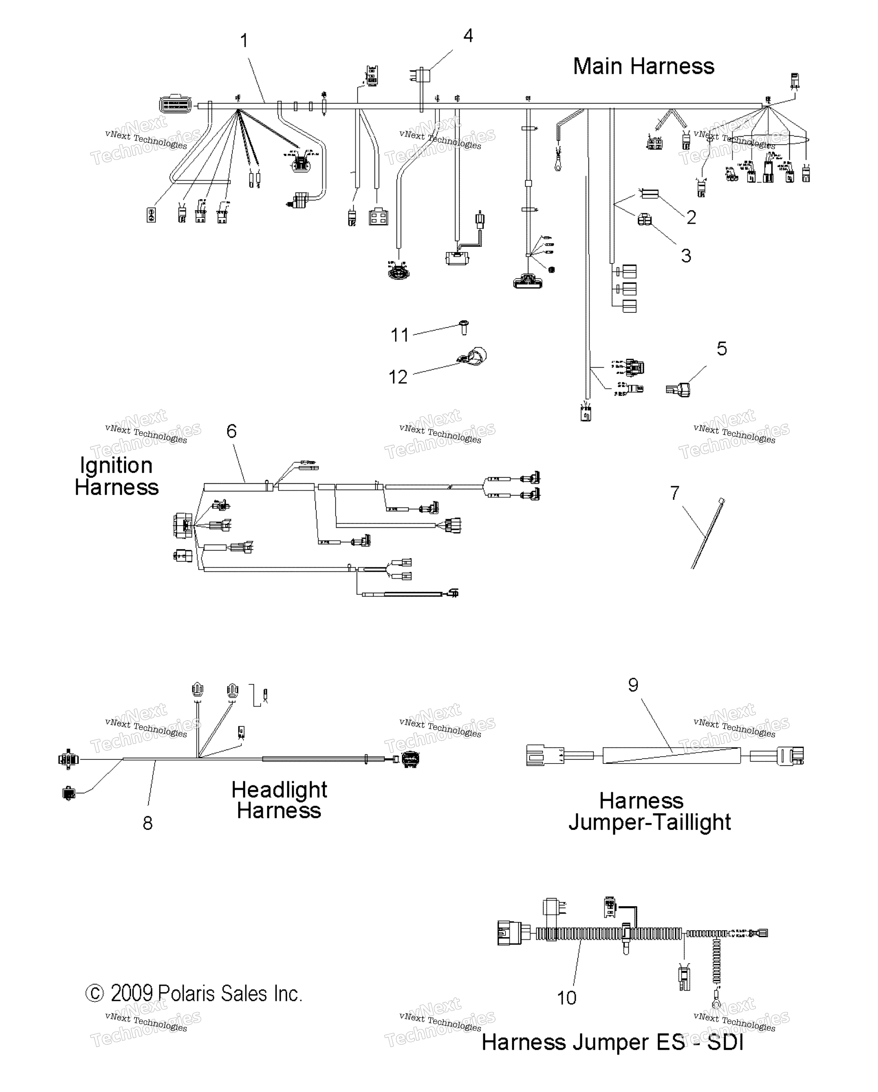 Electrical, Wiring Harnesses All опции