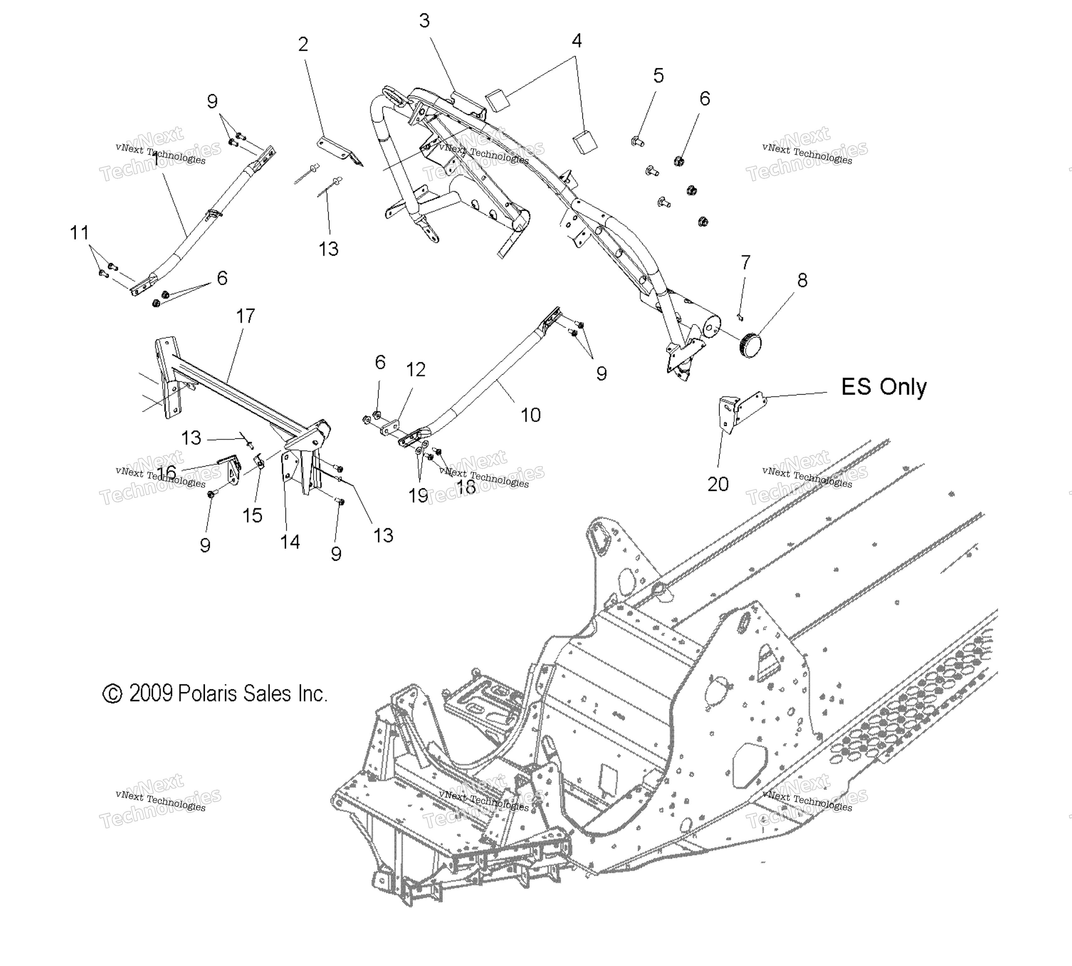 Chassis, передний