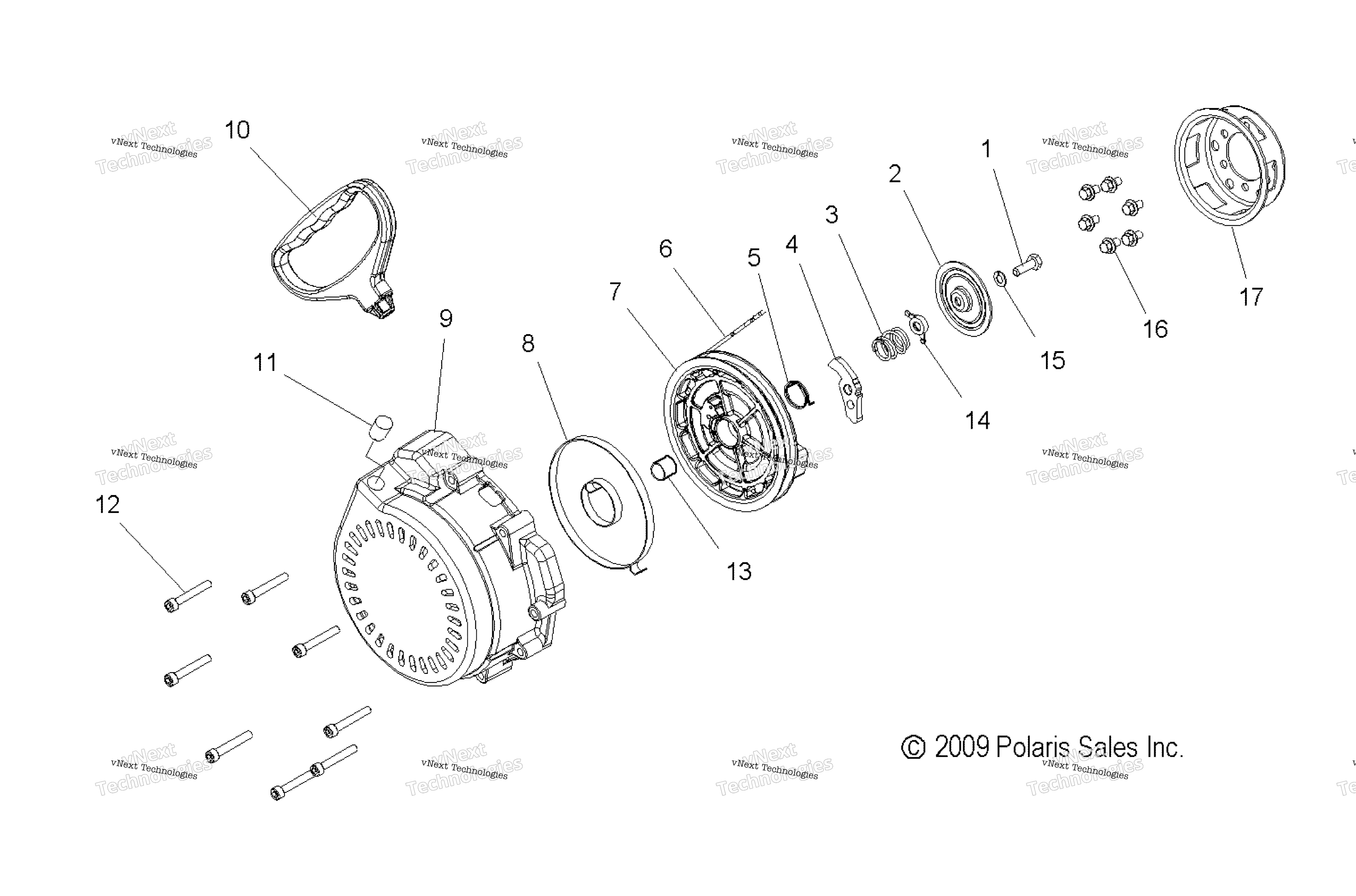 Engine, Recoil стартер