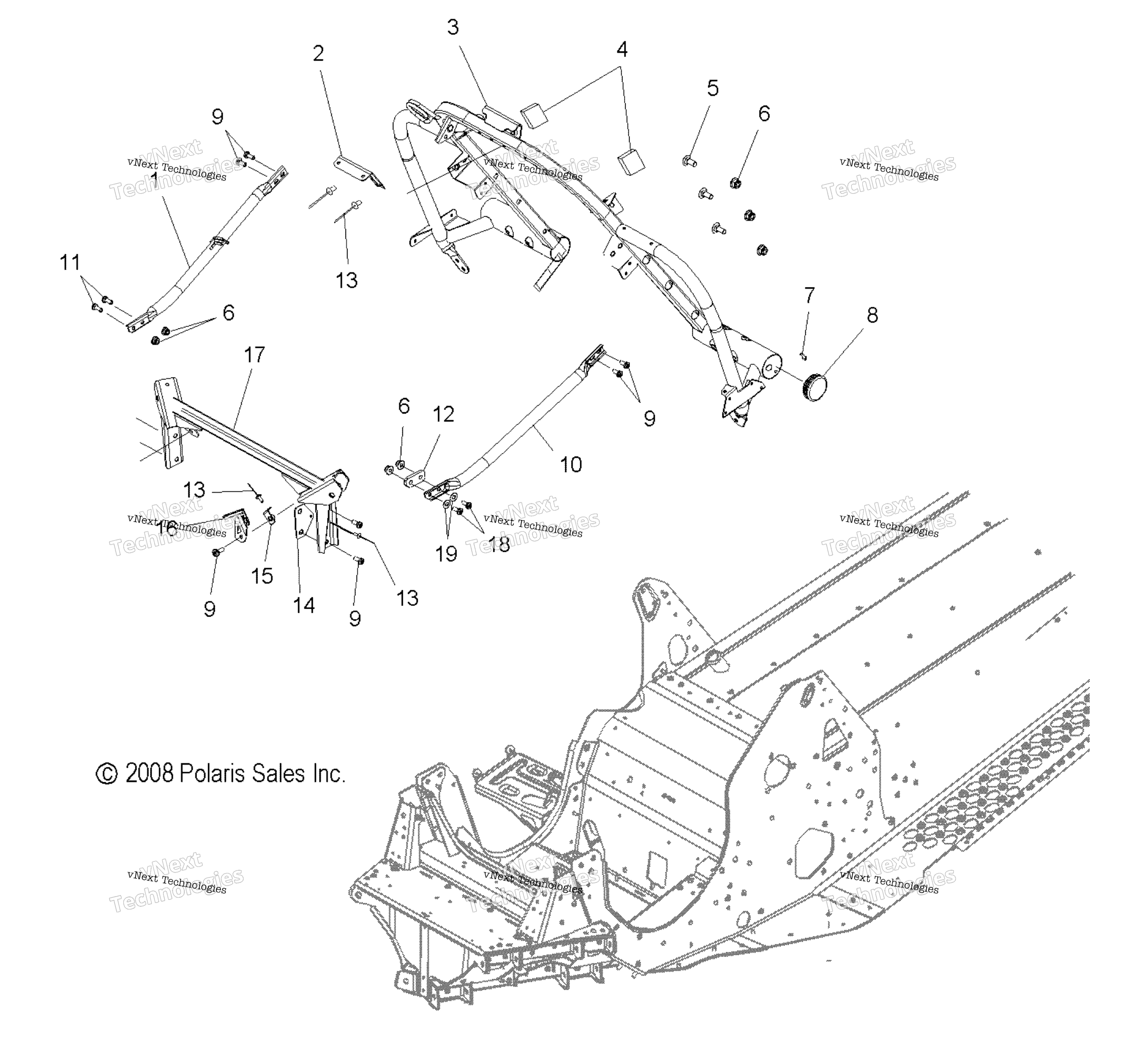 Chassis, передний