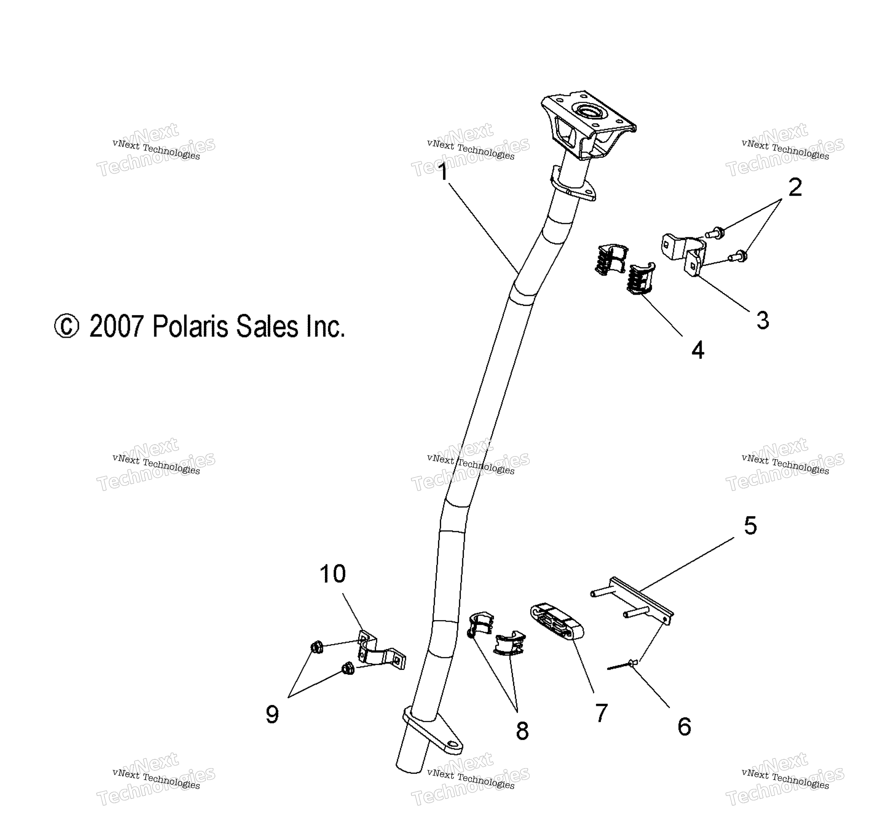 Steering, рулевое управление Post Asm