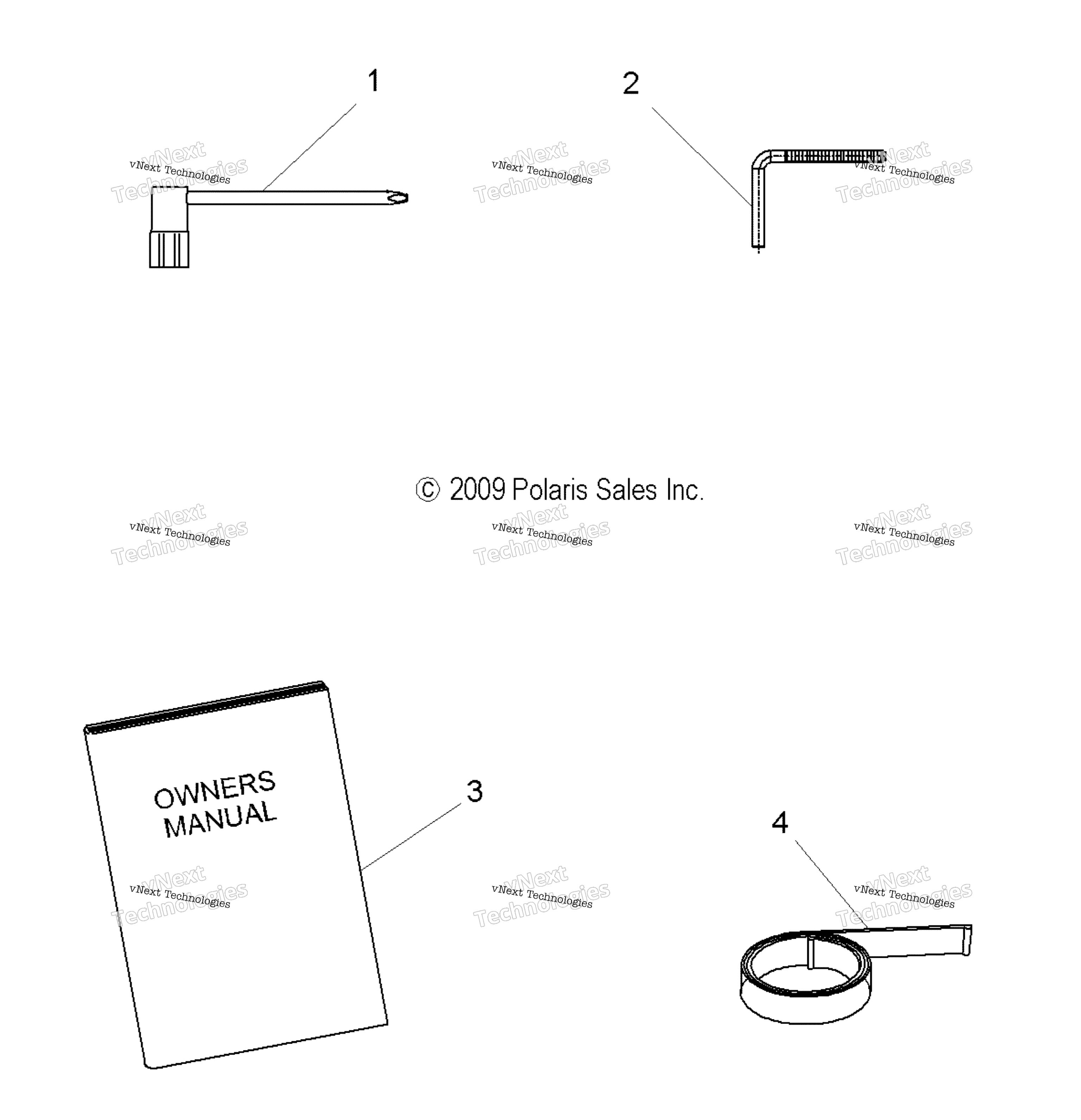 Tools, инструмент комплект & Owners Manual