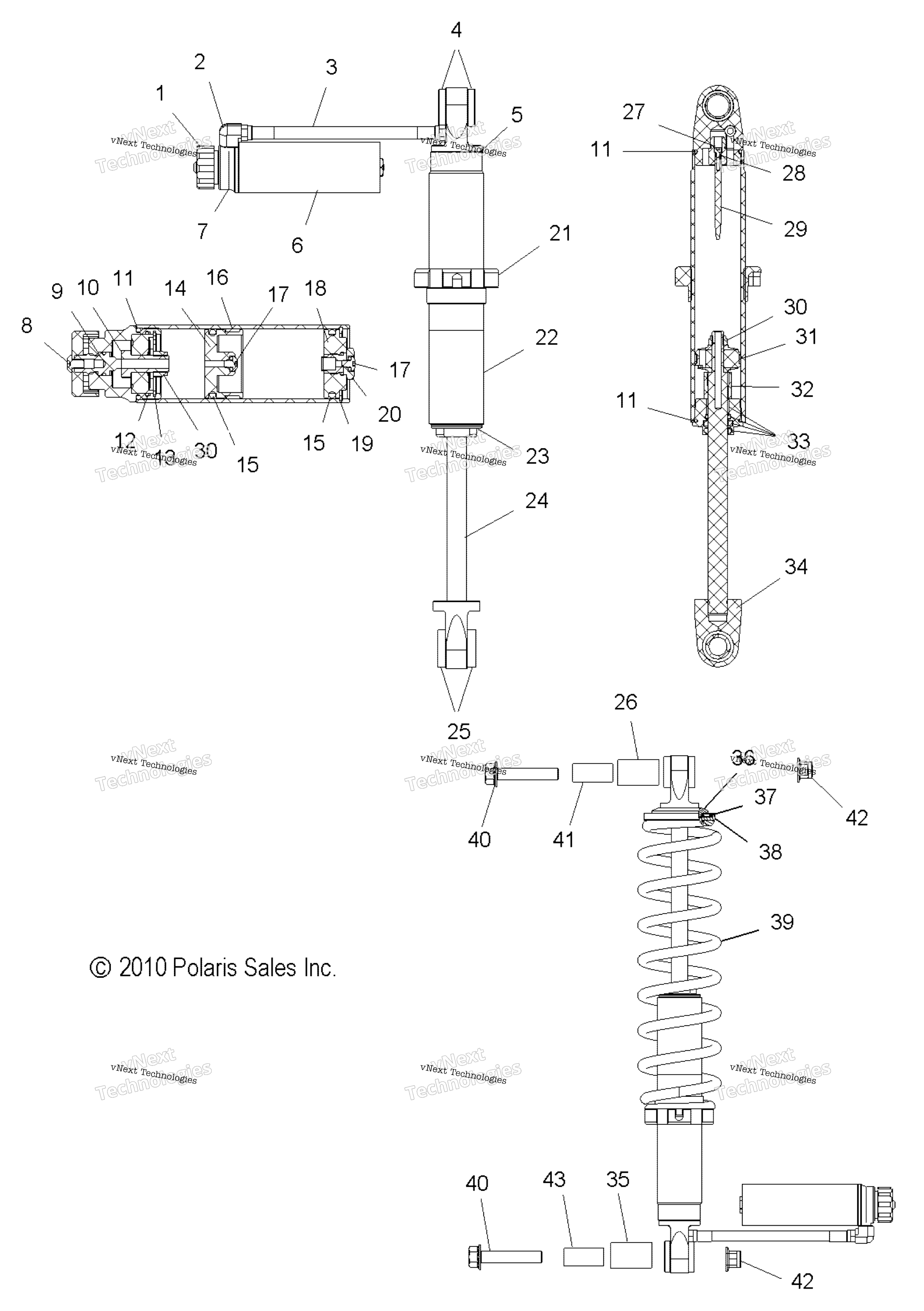 Suspension, Shock, задний All Options