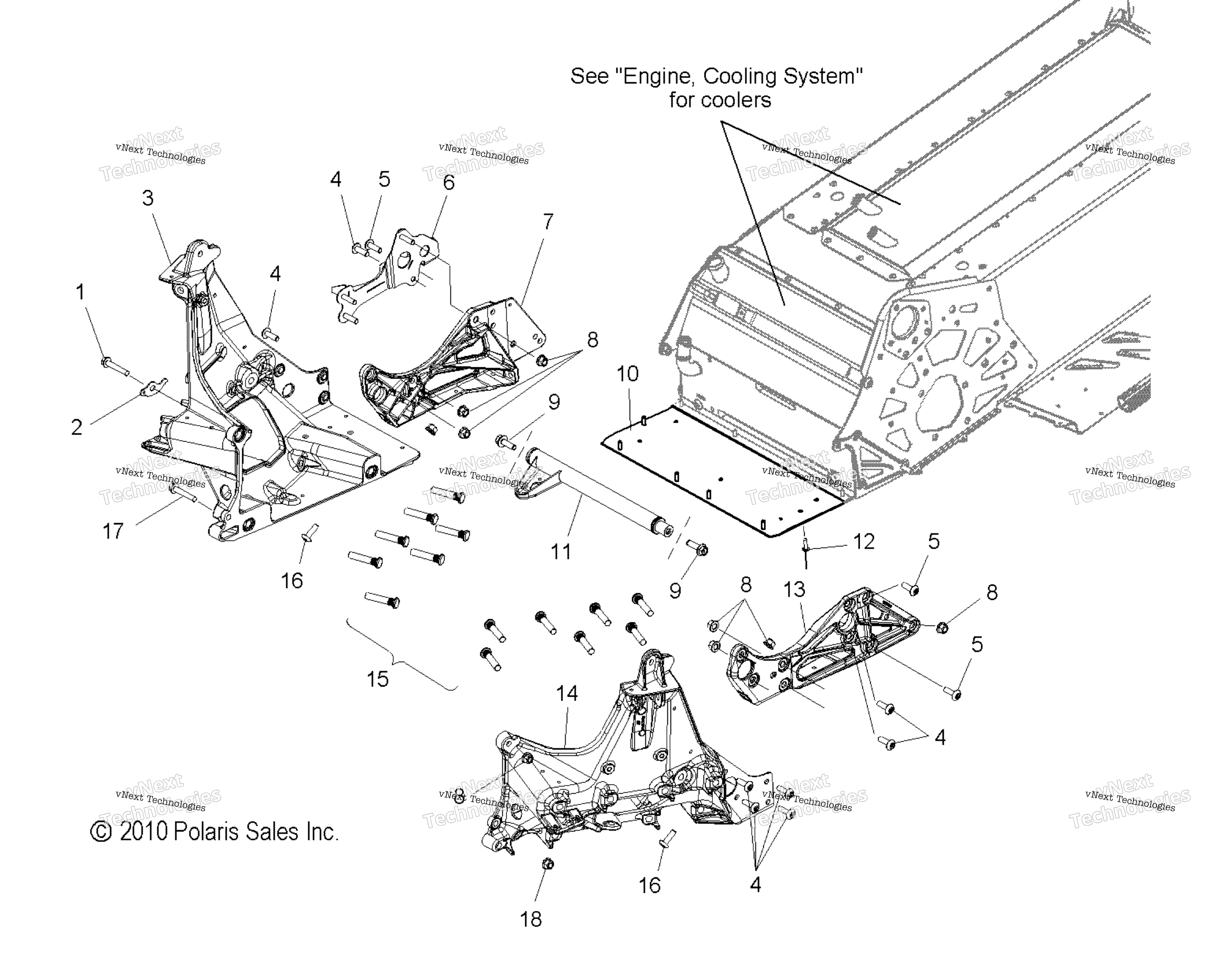 Chassis, Bulkhead Asm. All опции