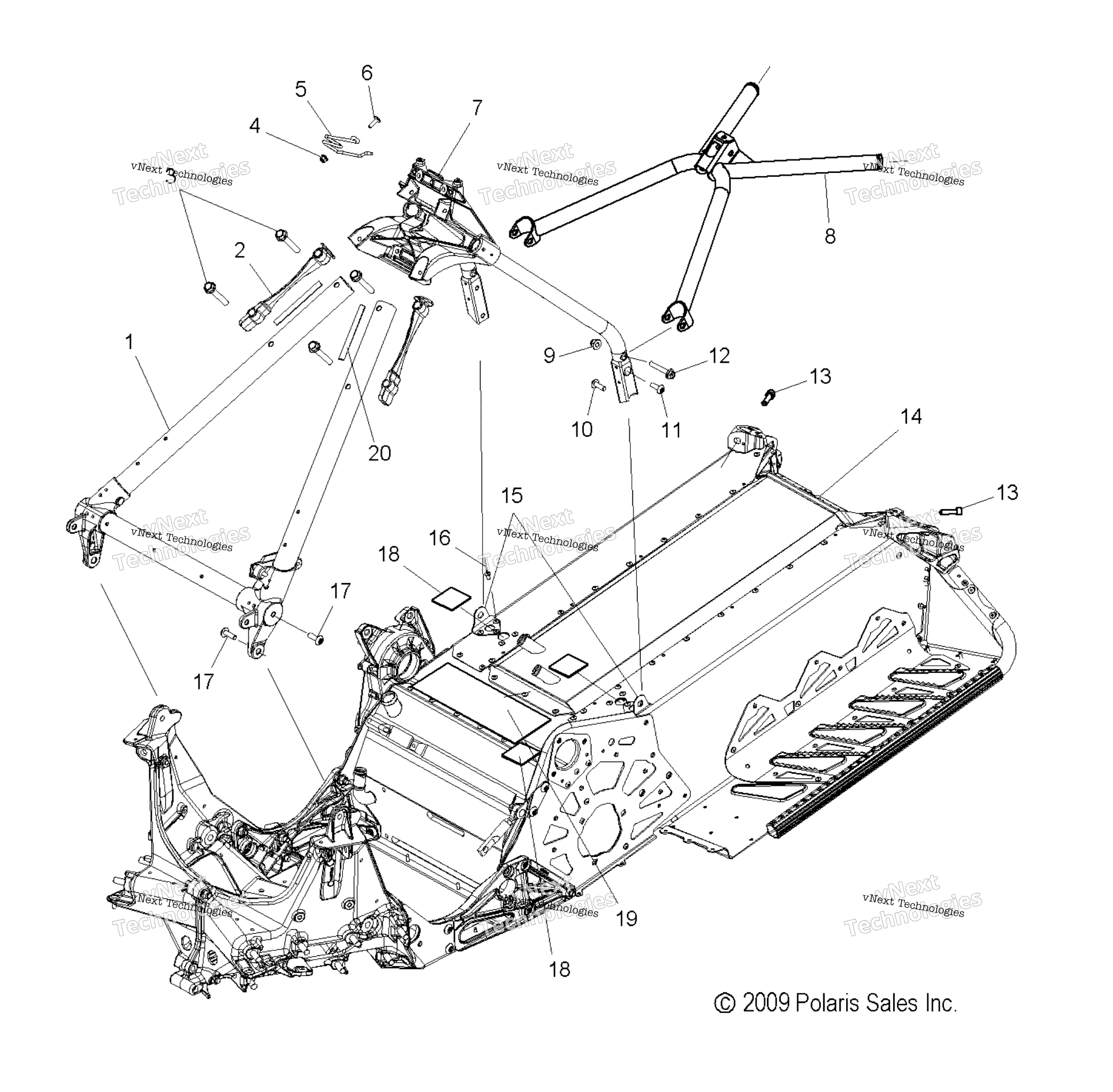 Chassis, Chassis Asm. & Over Structure All опции