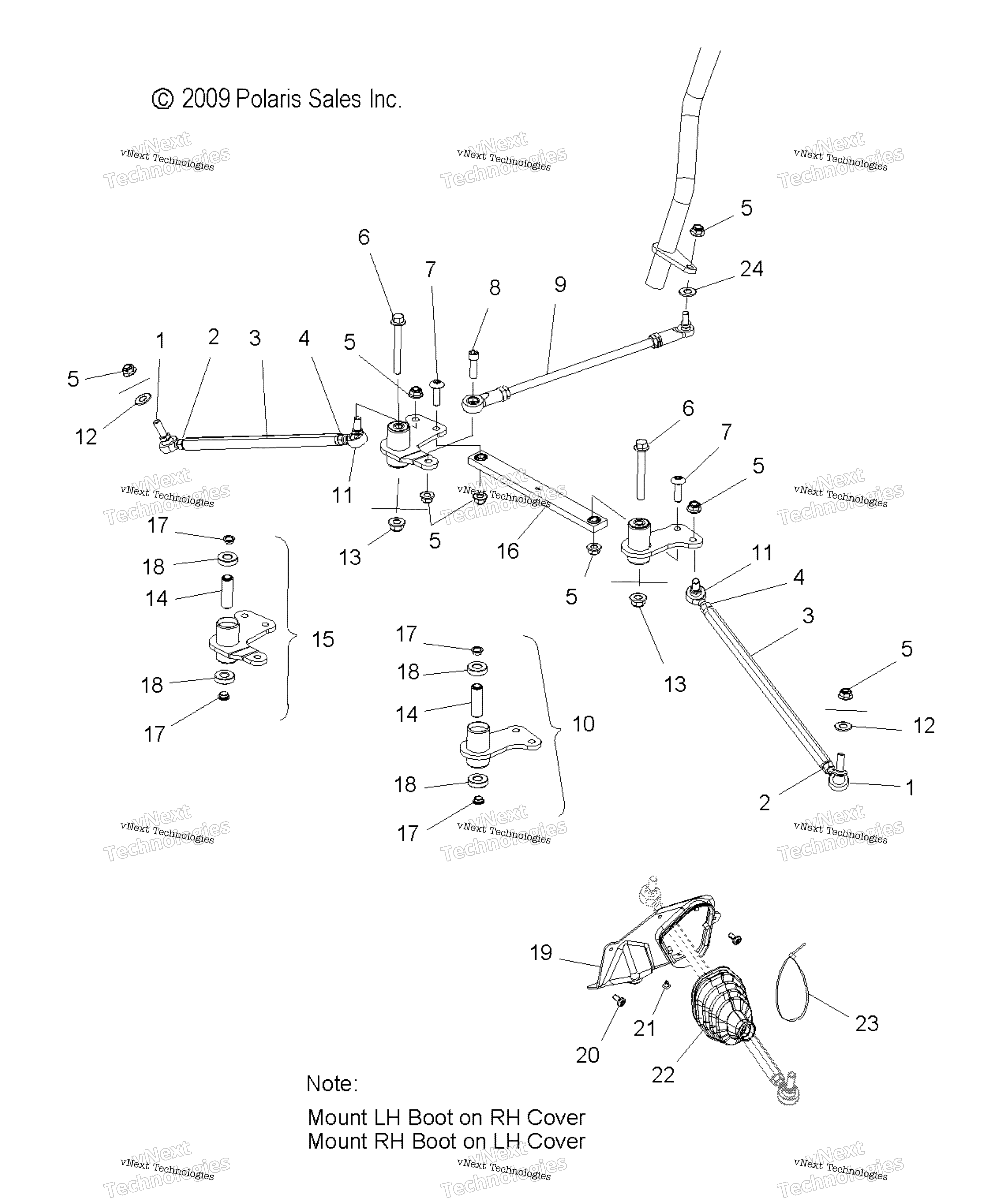 Steering, Lower & тяга Rods