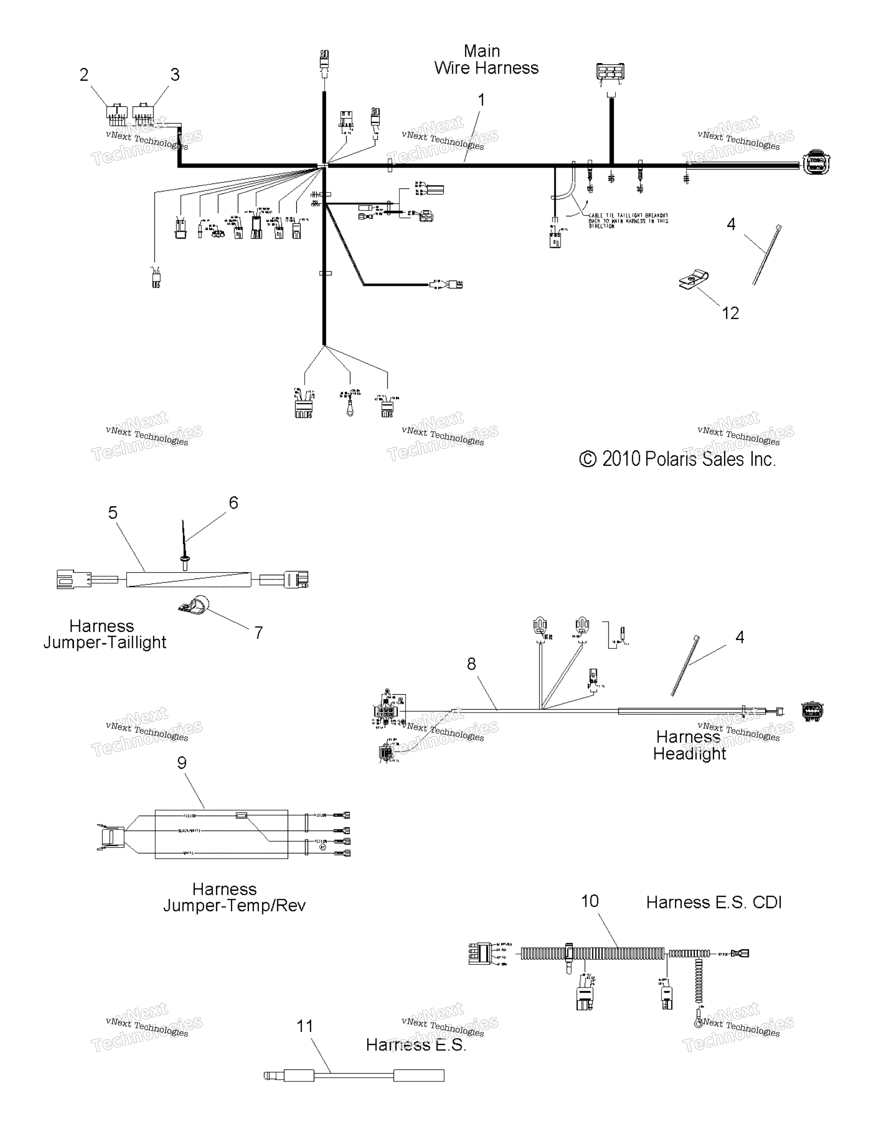 электрооборудование Wiring Harnesses