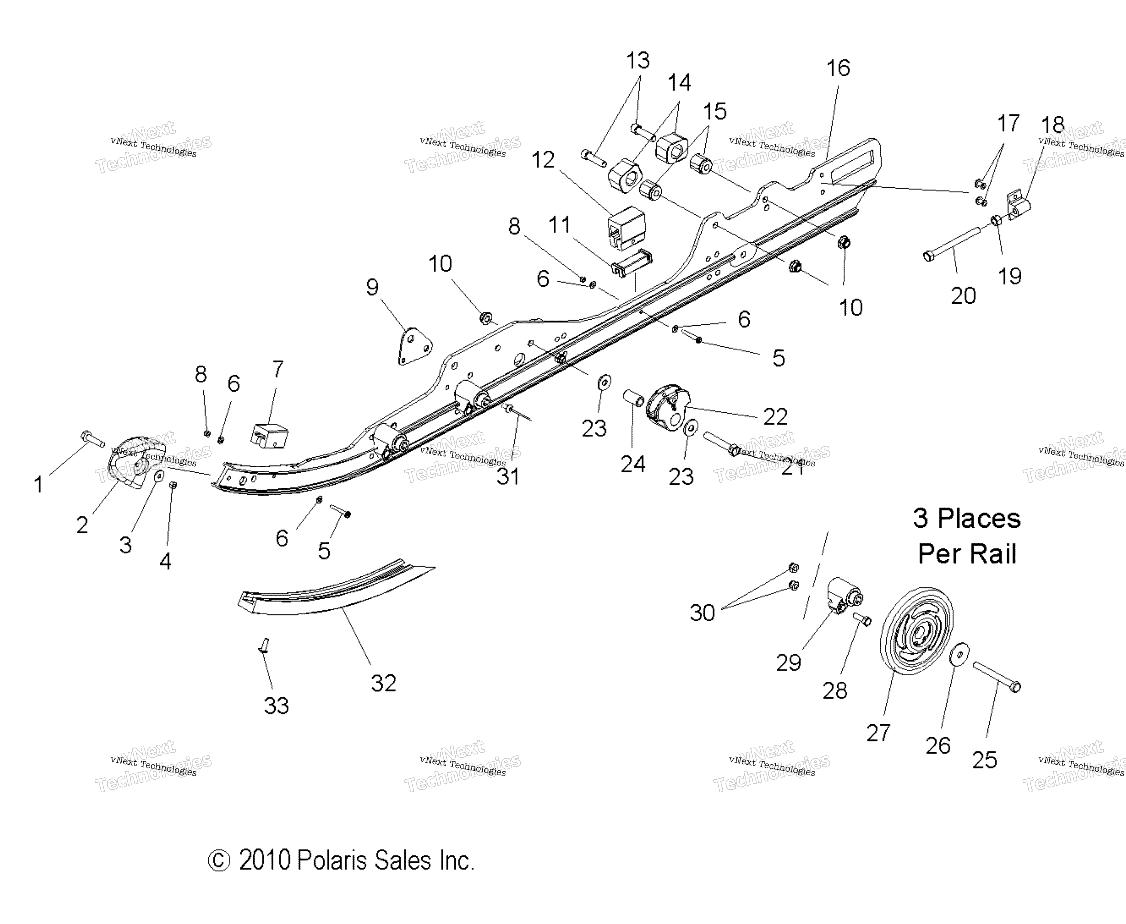 Suspension, Rail крепление S11pr5bea / Bsn