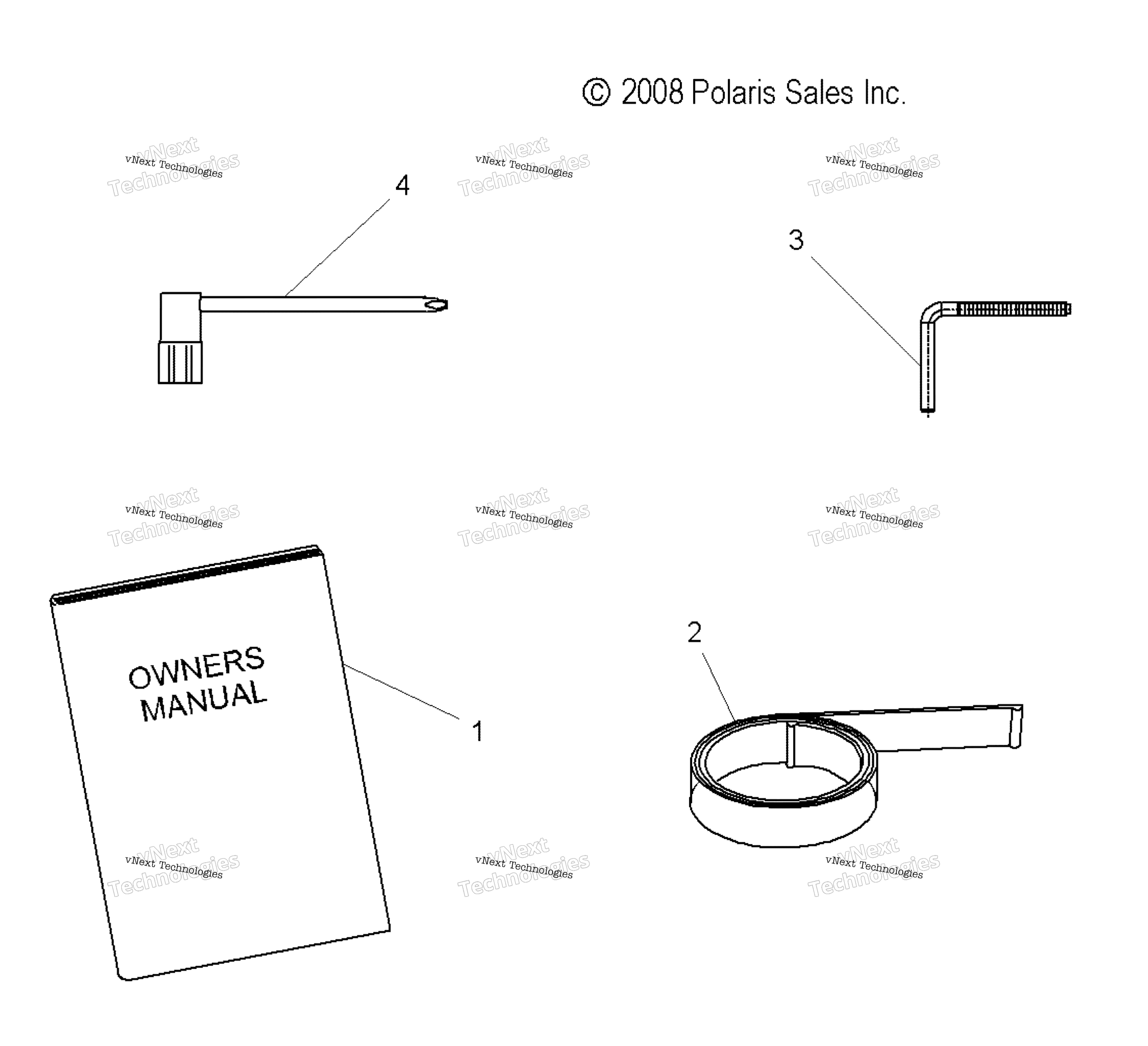 Tools, инструмент комплект & Owners Manual