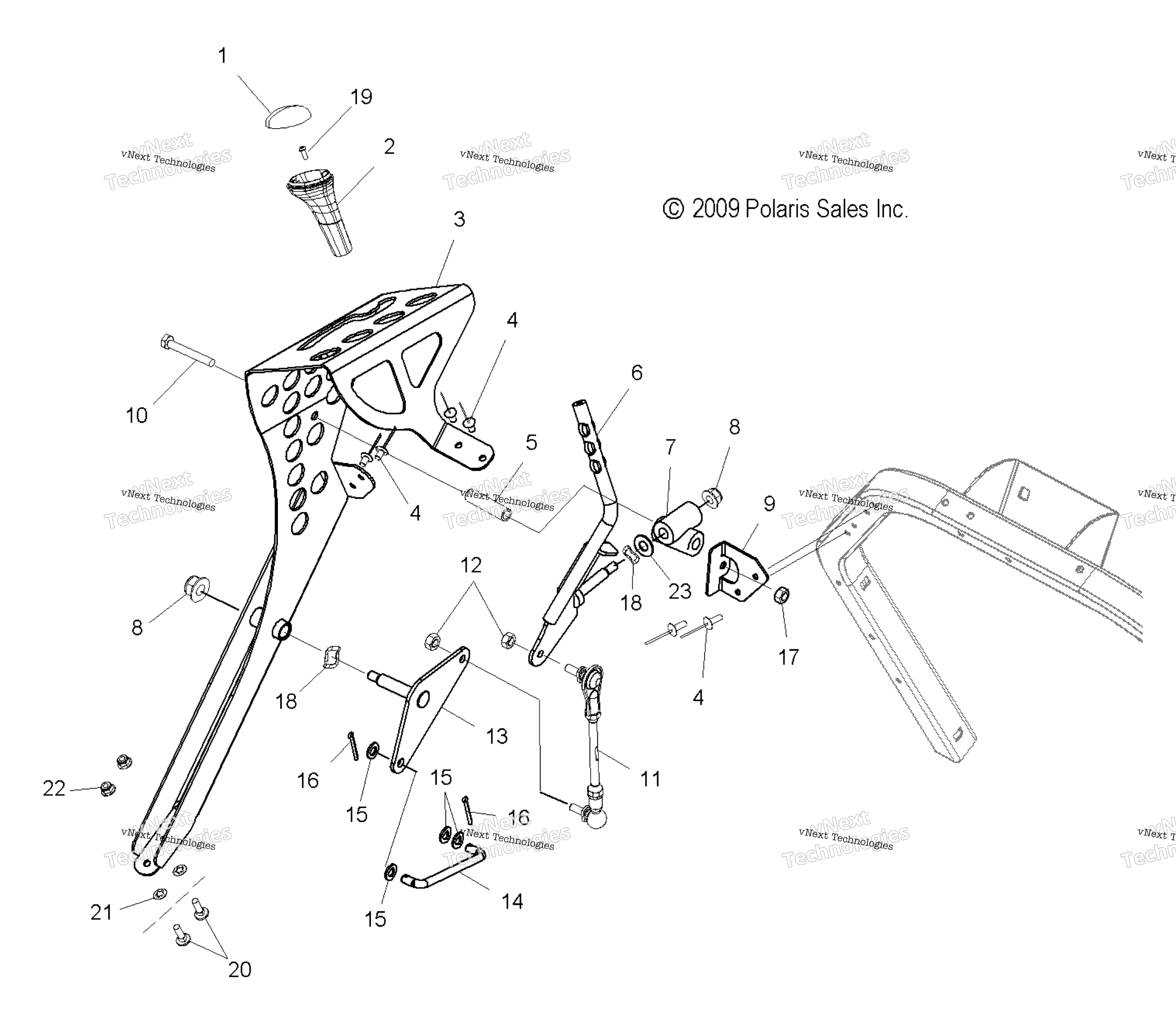 Привод Train, Shift Linkage
