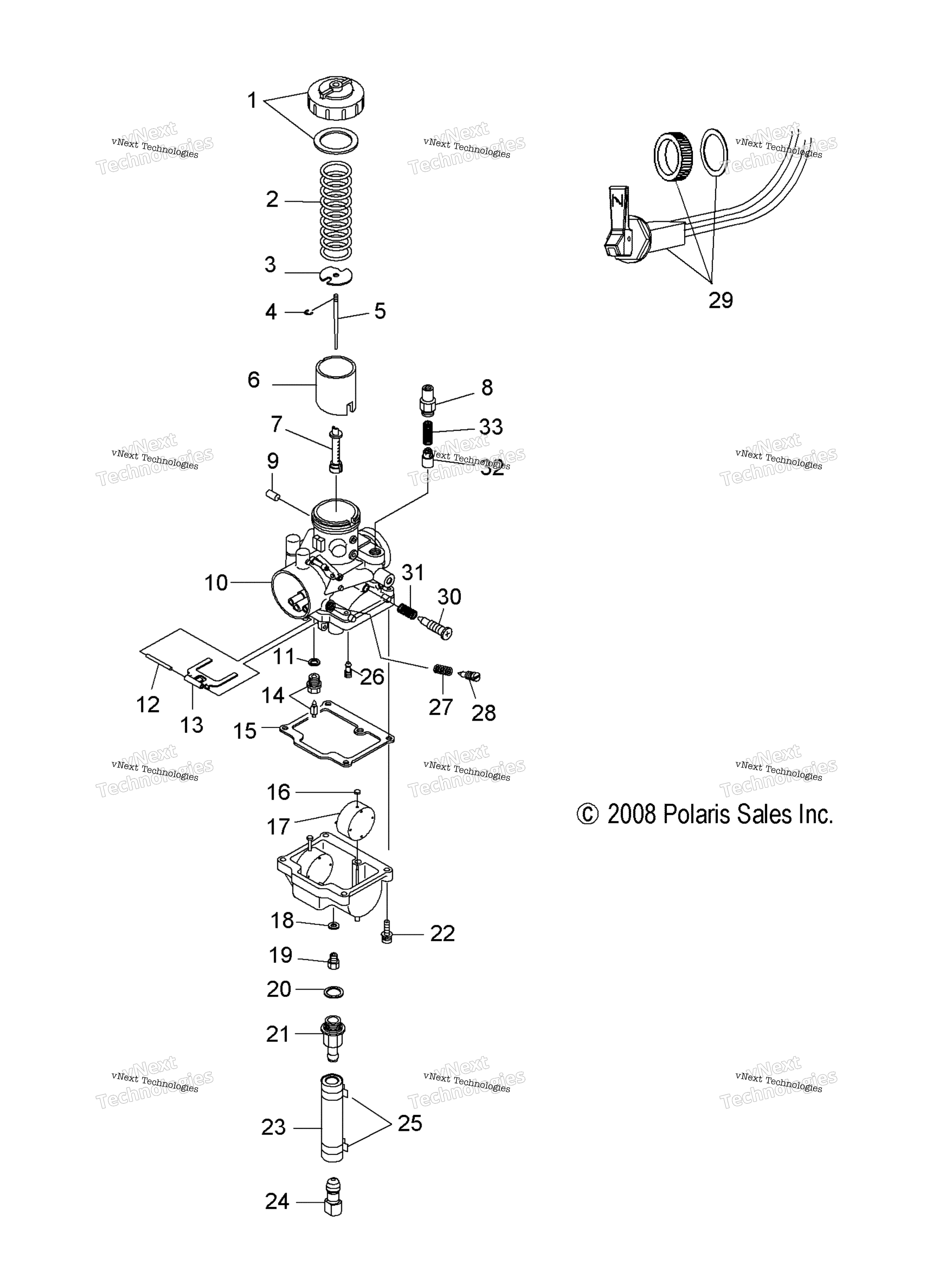 Engine, карбюратор & Choke