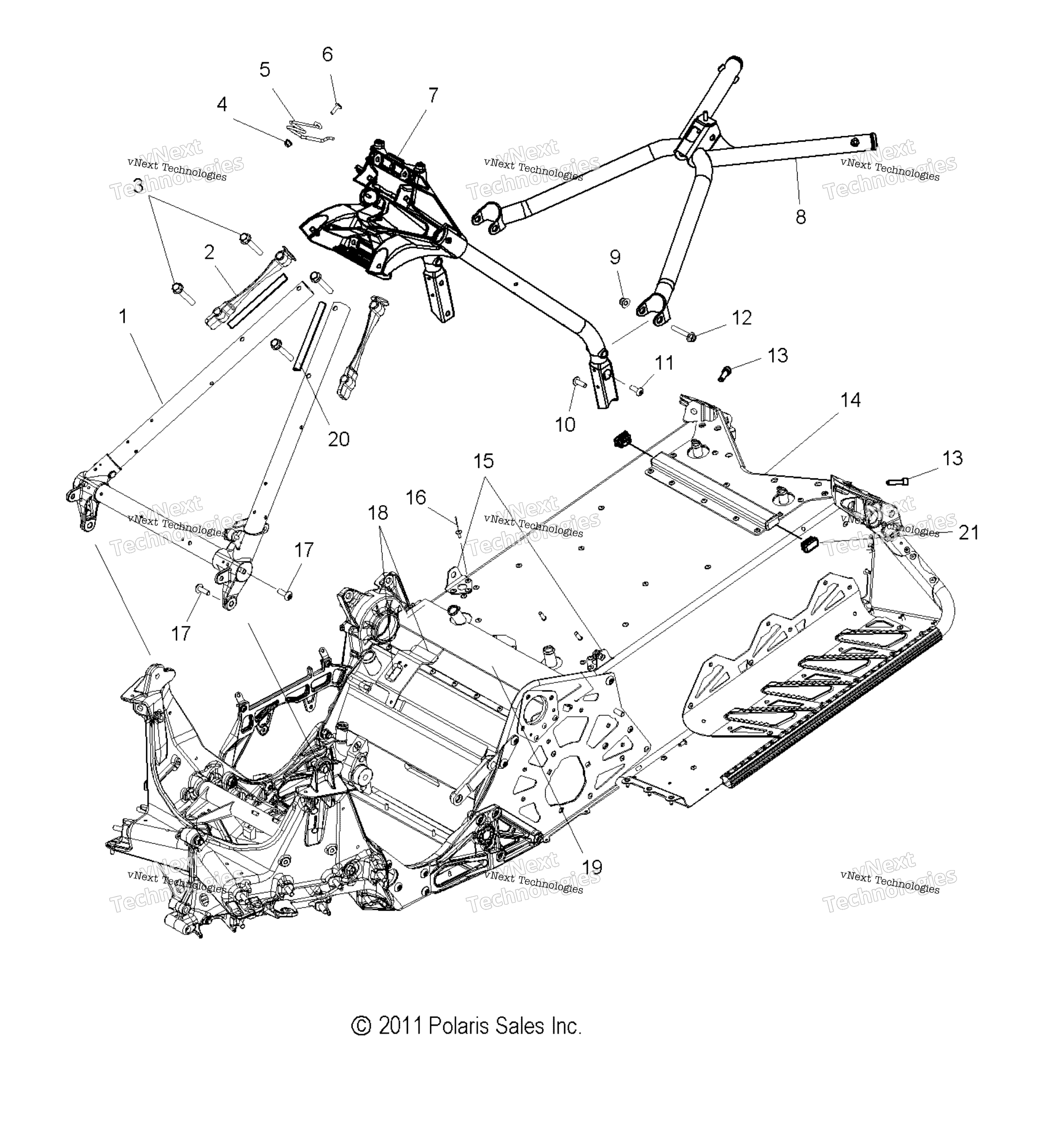 Chassis, Chassis Asm. & Over Structure All опции