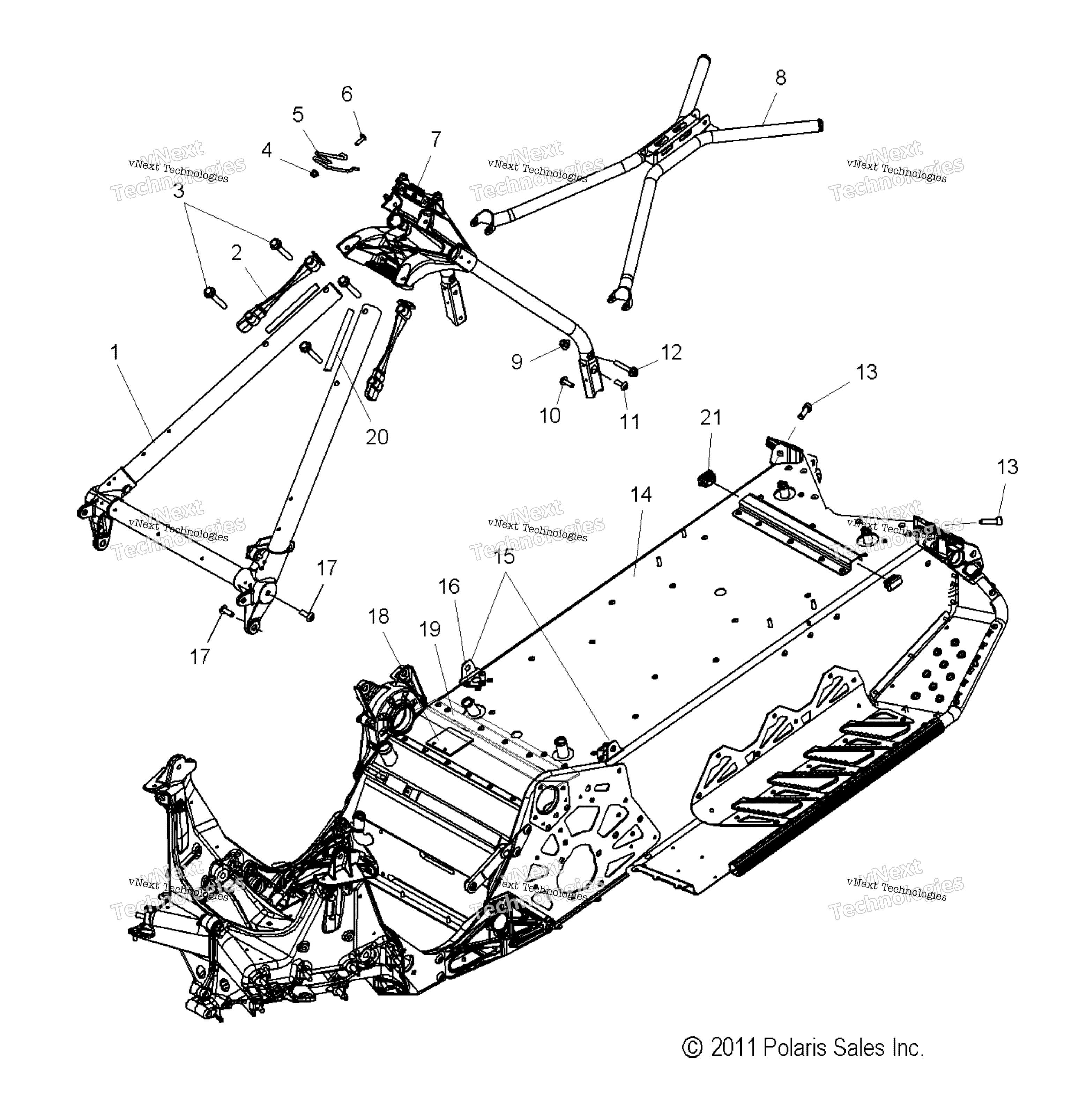 Chassis, Chassis узел & Over Structure
