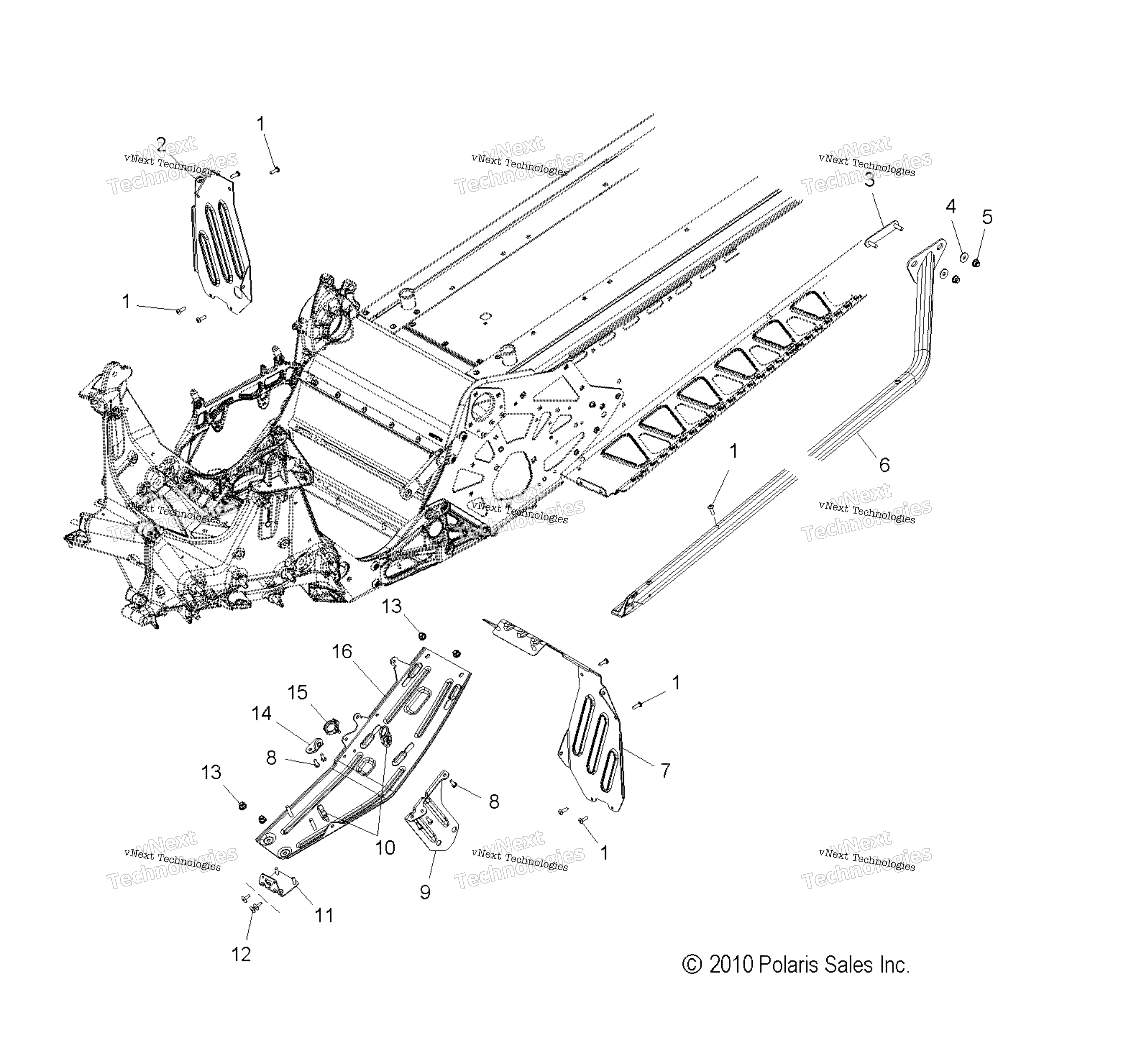 Chassis, сцепление защита & Footrests All Options