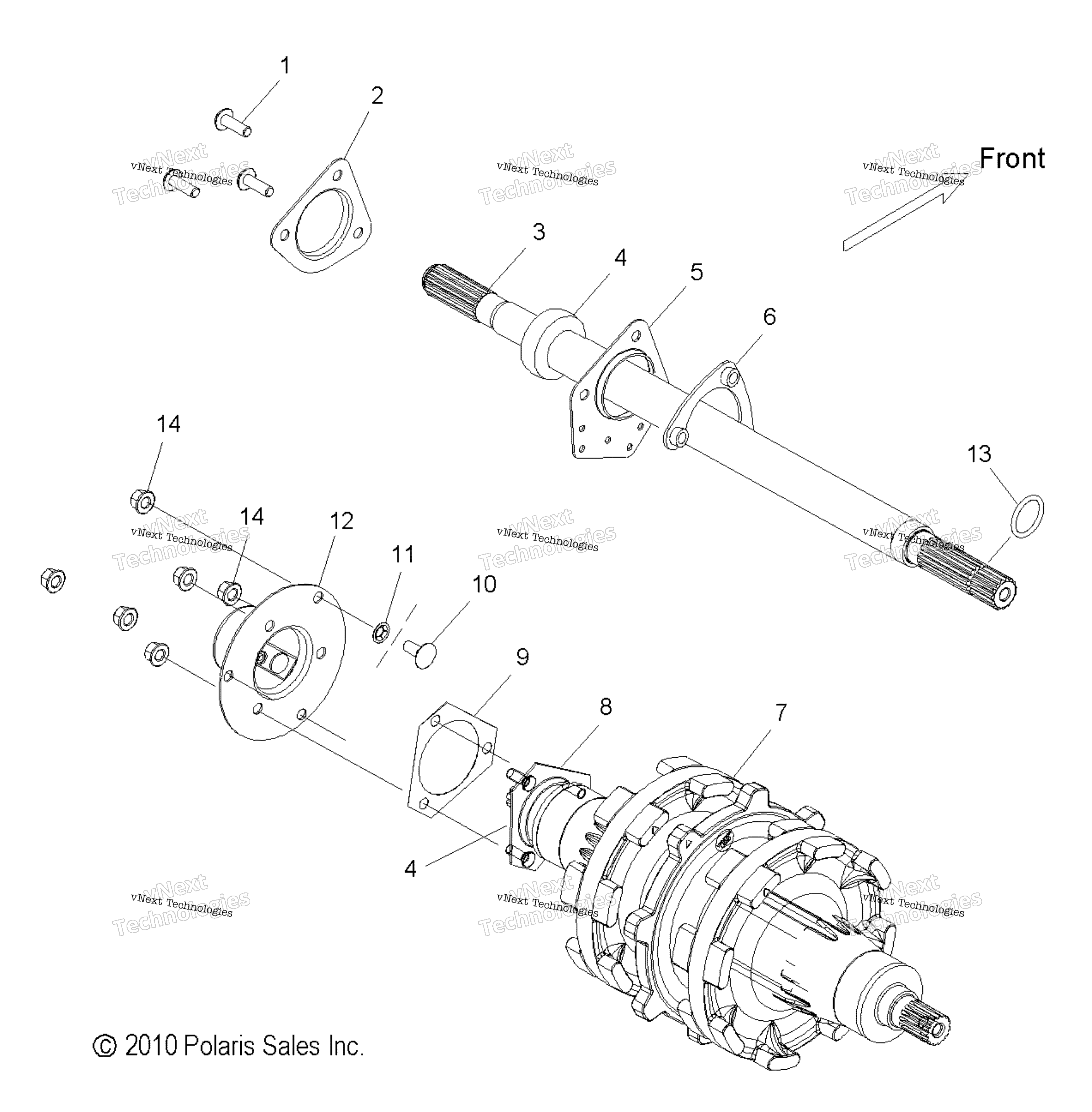 Привод Train, Jackshaft & Driveshaft All Options