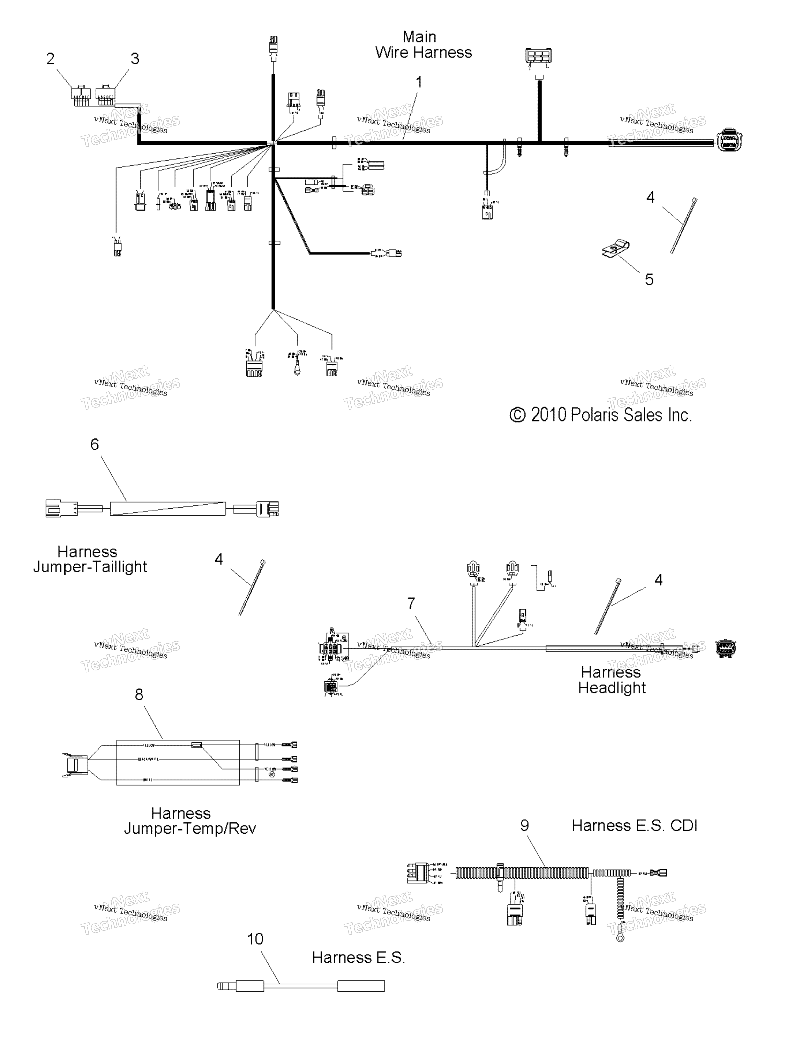 электрооборудование Wiring Harnesses