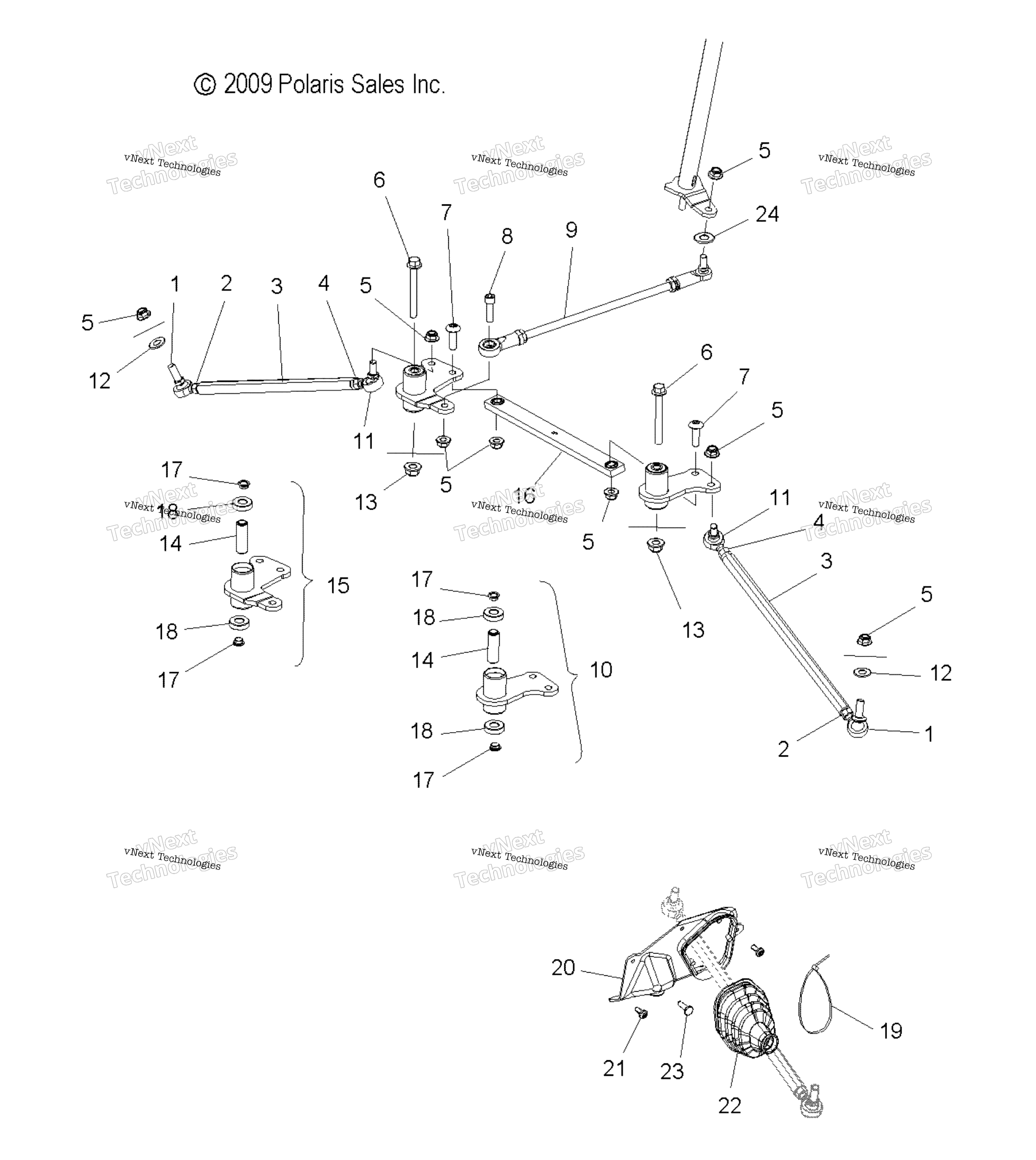 Steering, нижний