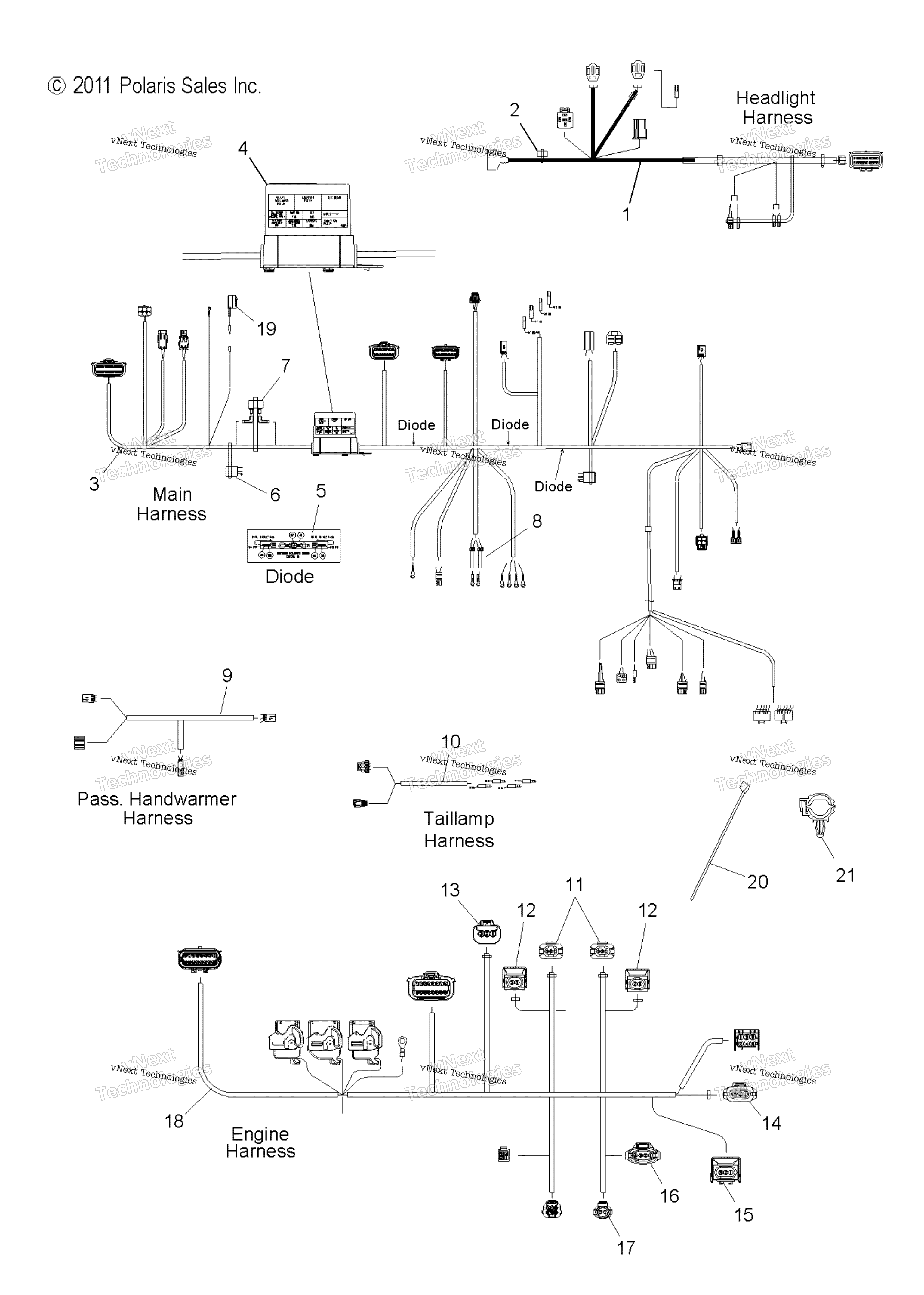 Electrical, провод Harnesses & Fuse Box