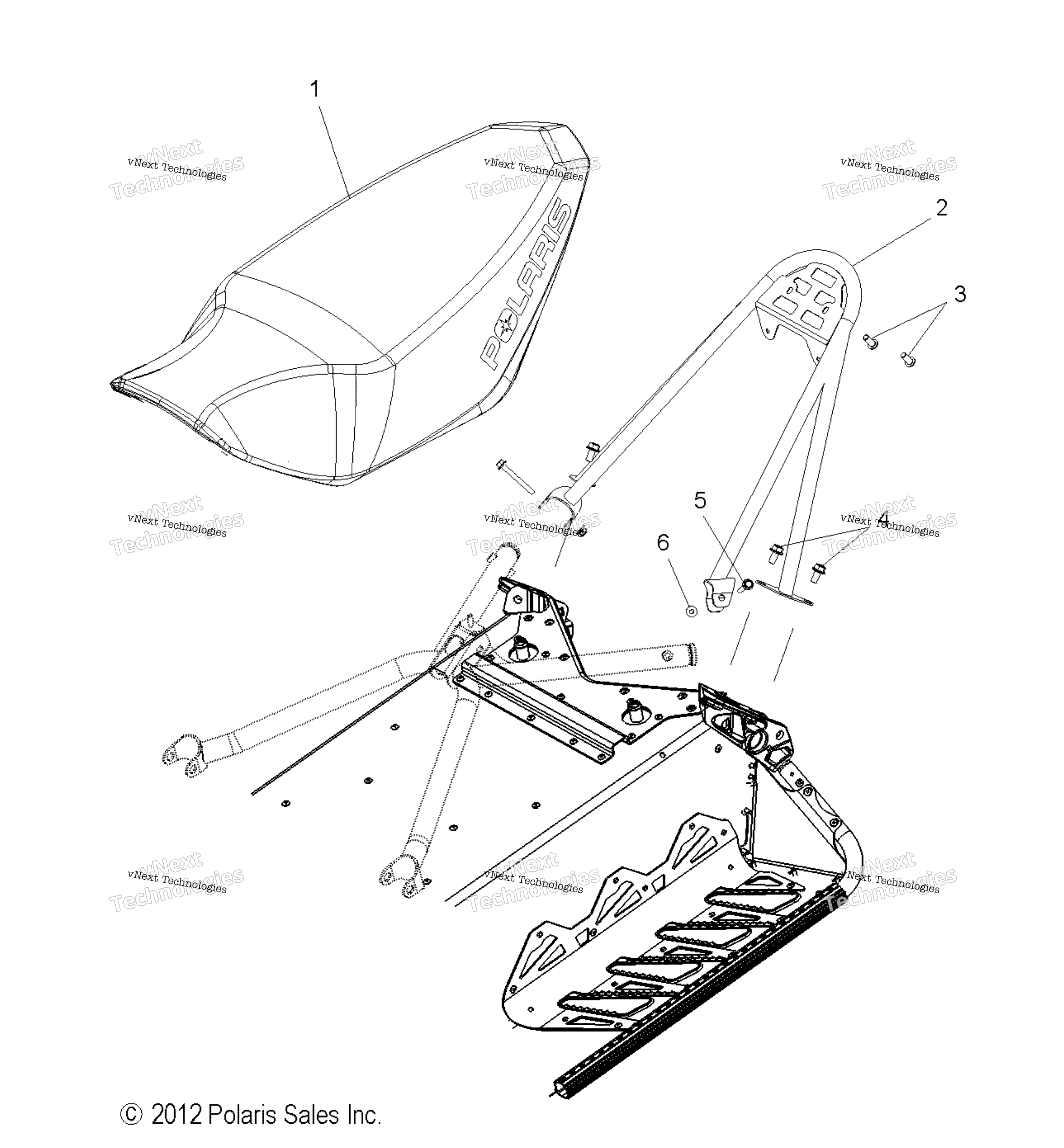 Кузов, сиденье Mounting