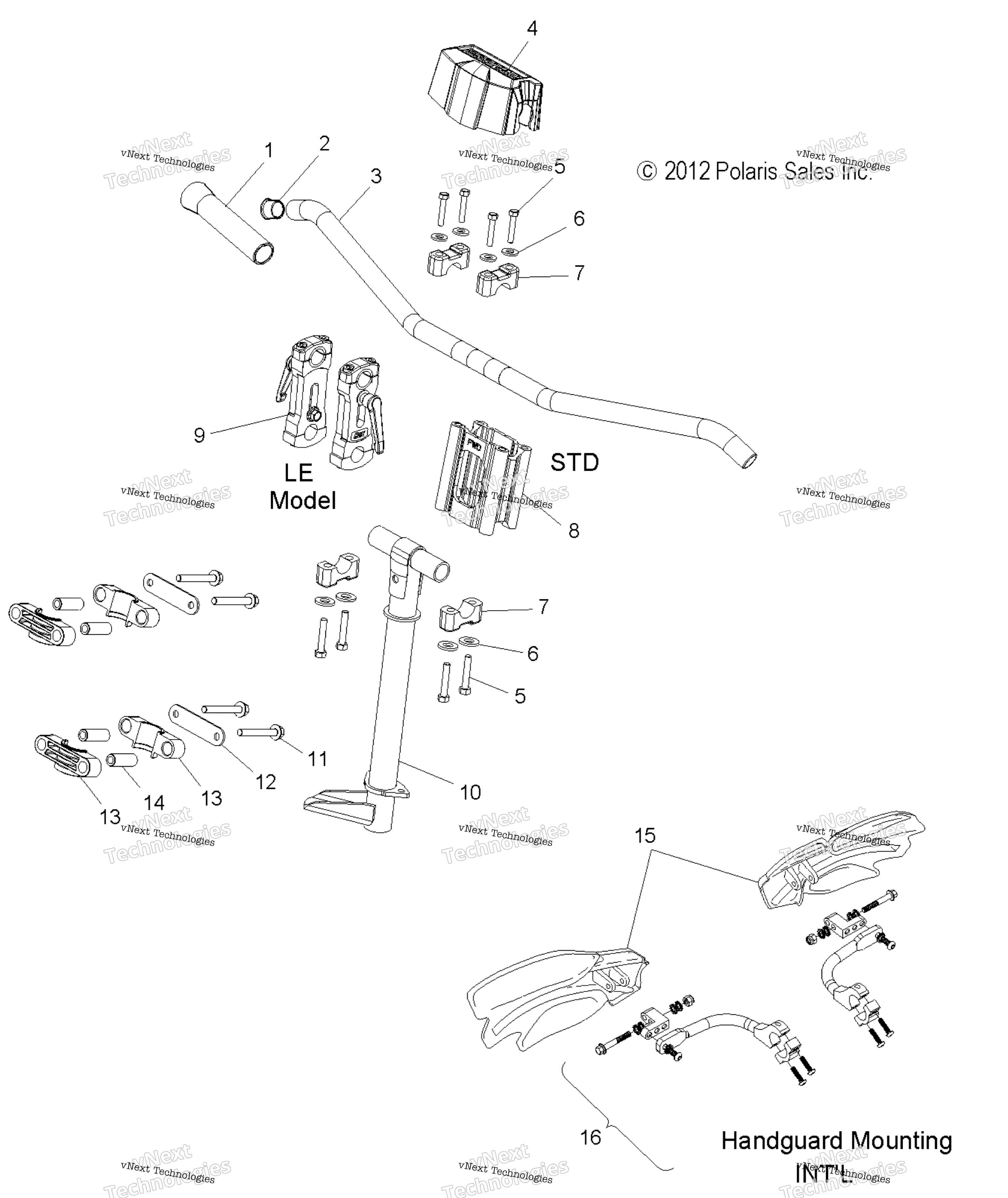 Steering, Upper & руль Asm. All Options