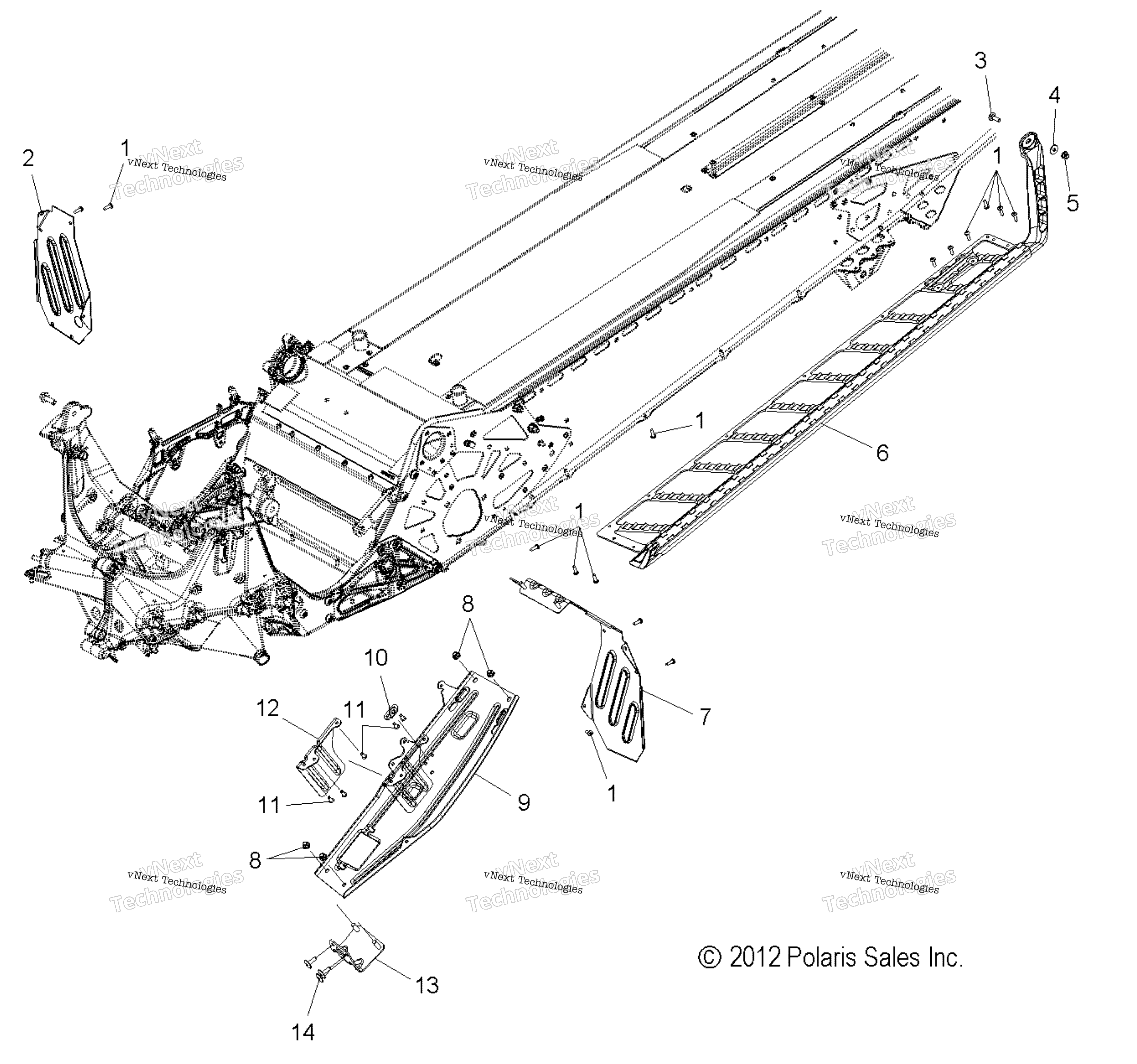 Chassis, сцепление защита & Footrests All Options