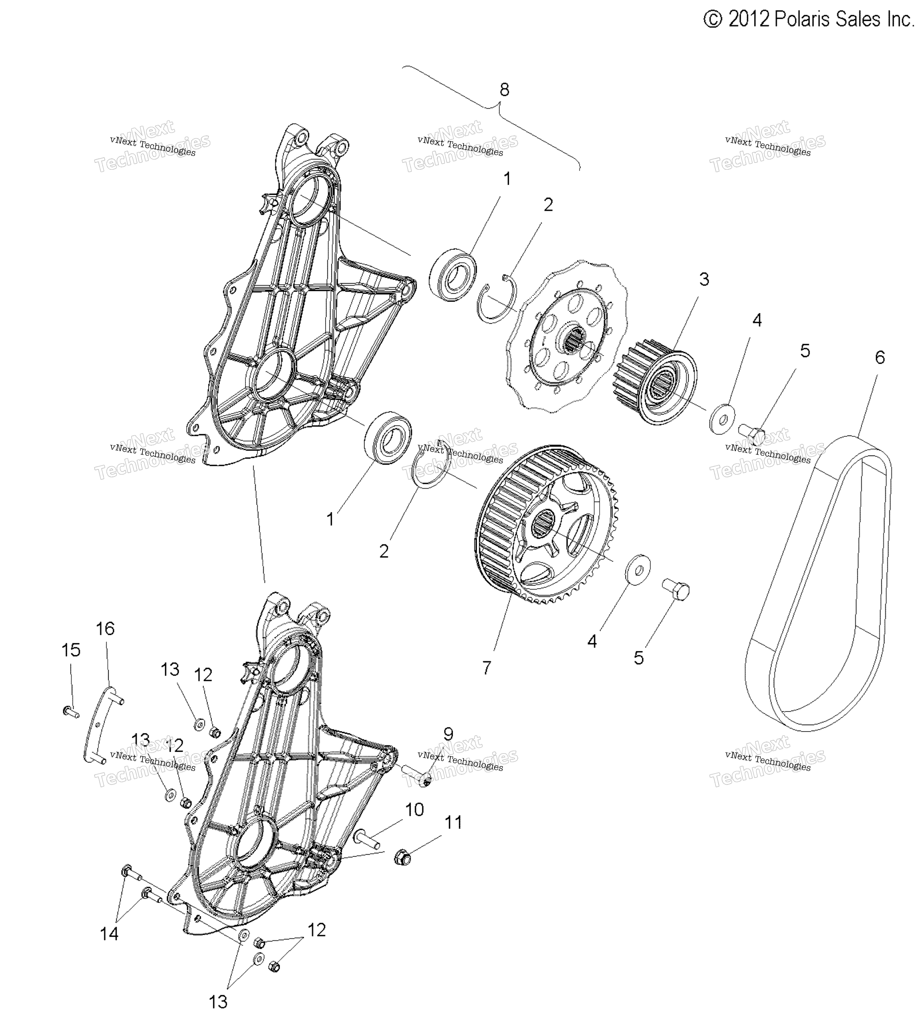 Привод Train, Quickdrive Belt System All Options