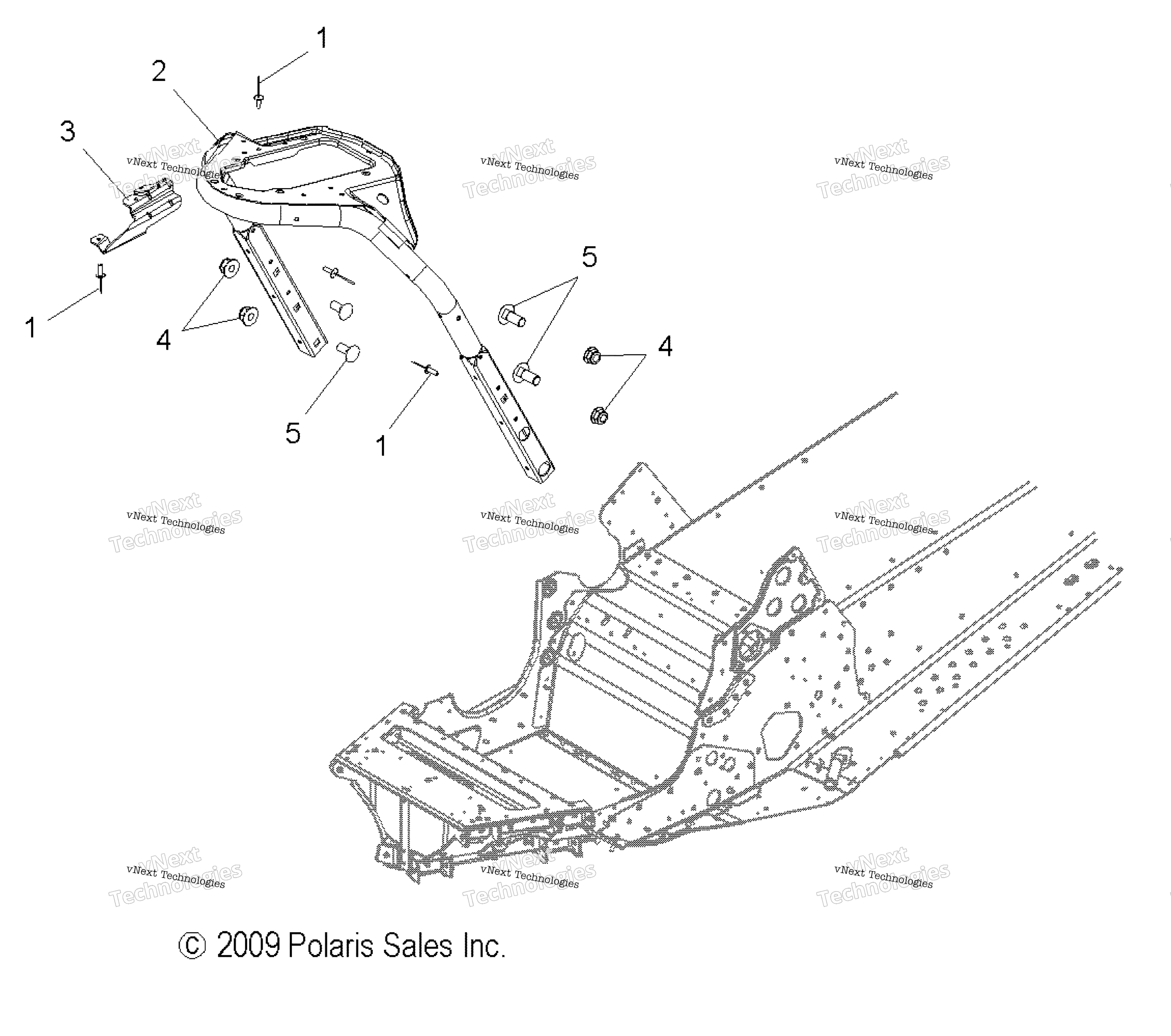 Steering, рулевое управление Hoop Asm