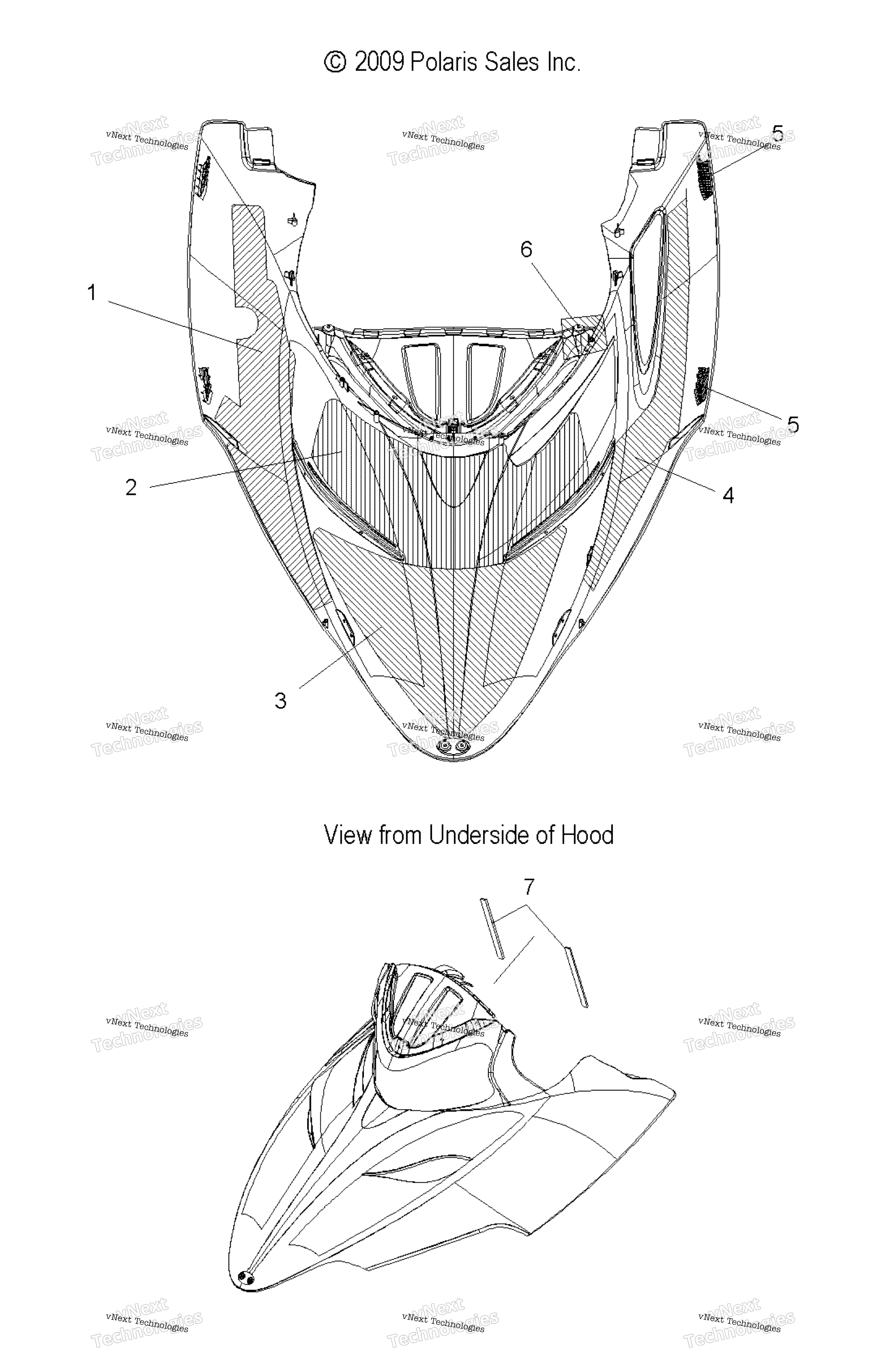 Body, Hood, поролон & Foil