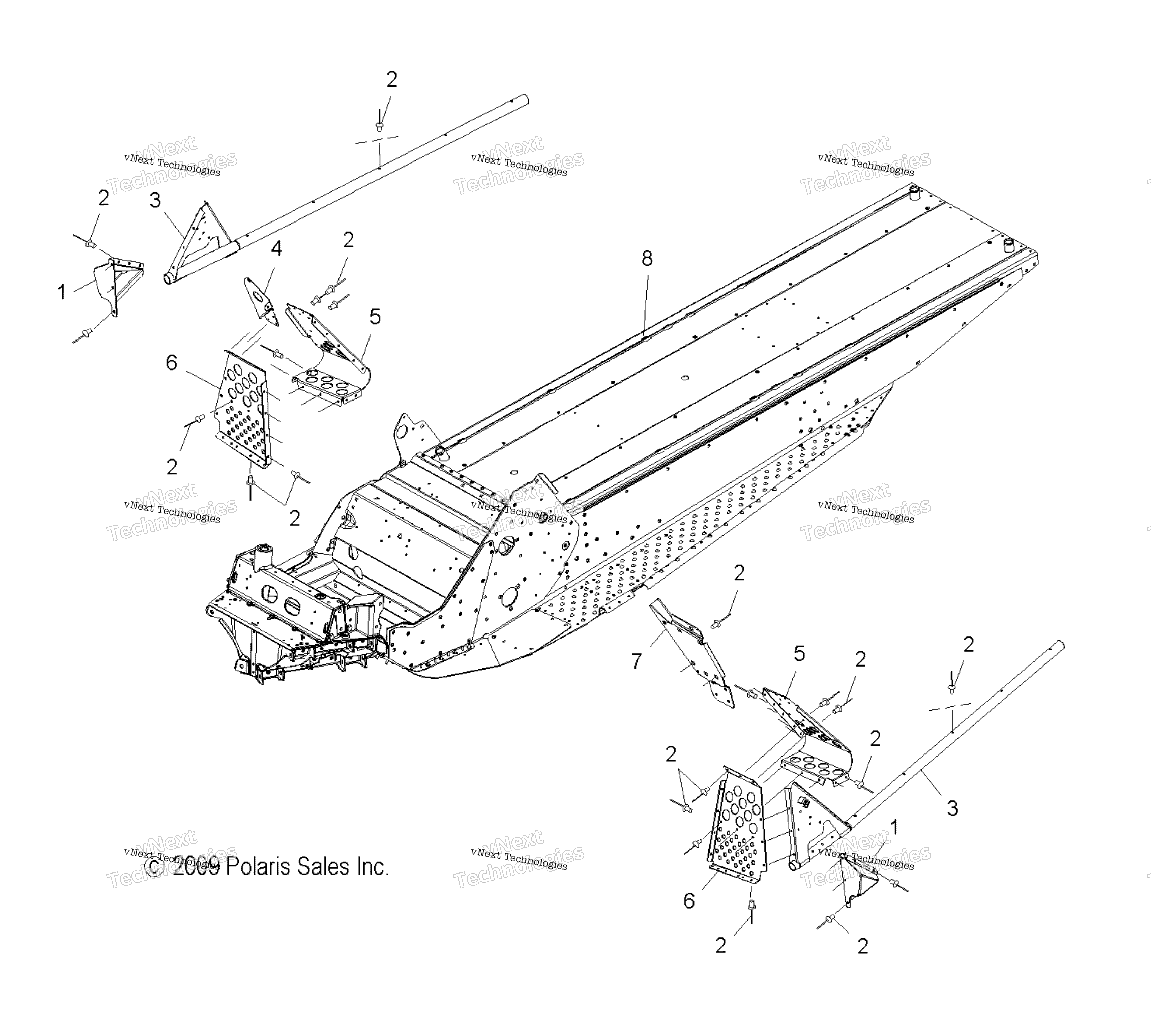 Chassis, Chassis Asm., & Footwell Asm., Lh / Rh