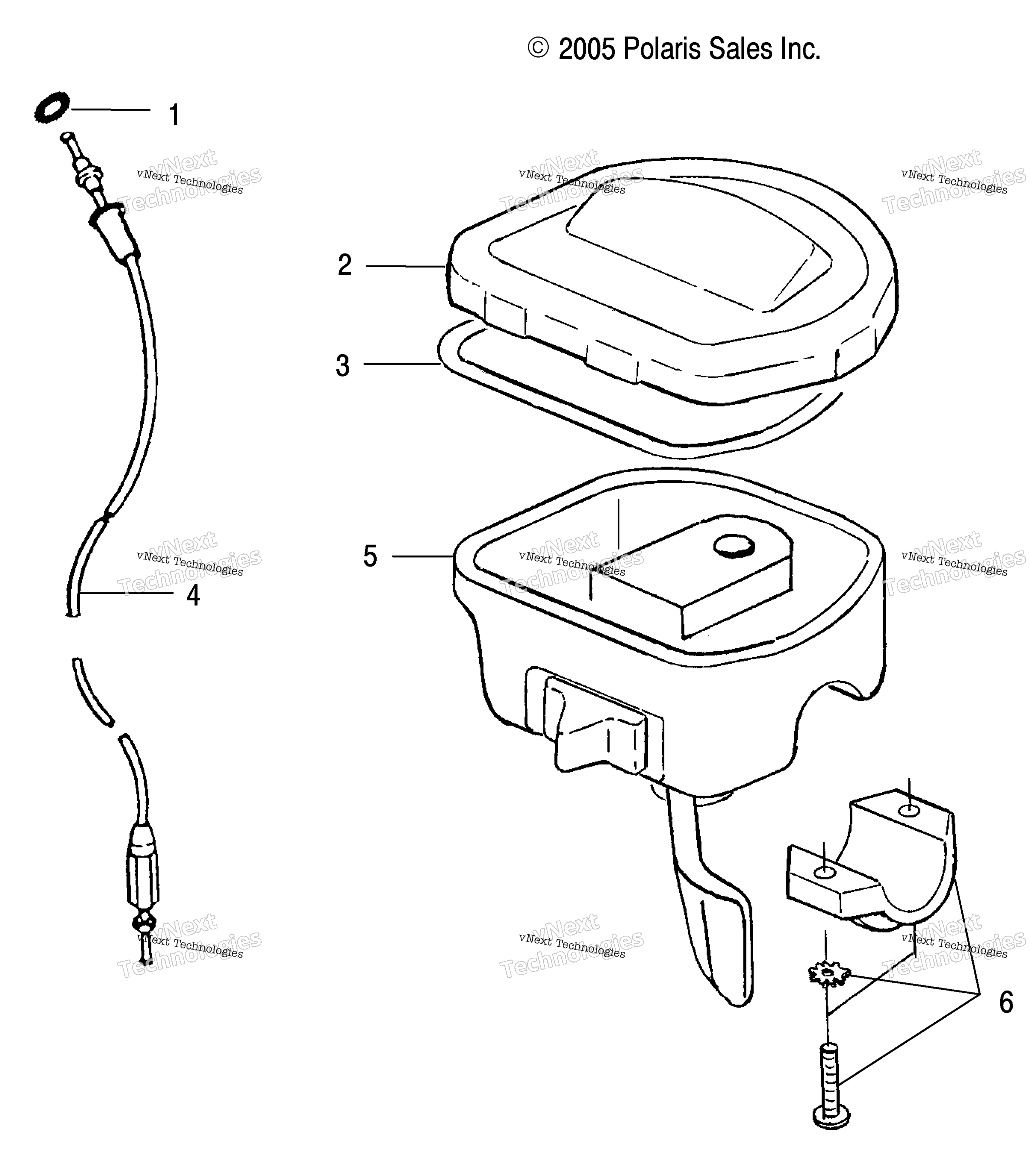 Controls, Throttle Asm. / Cable