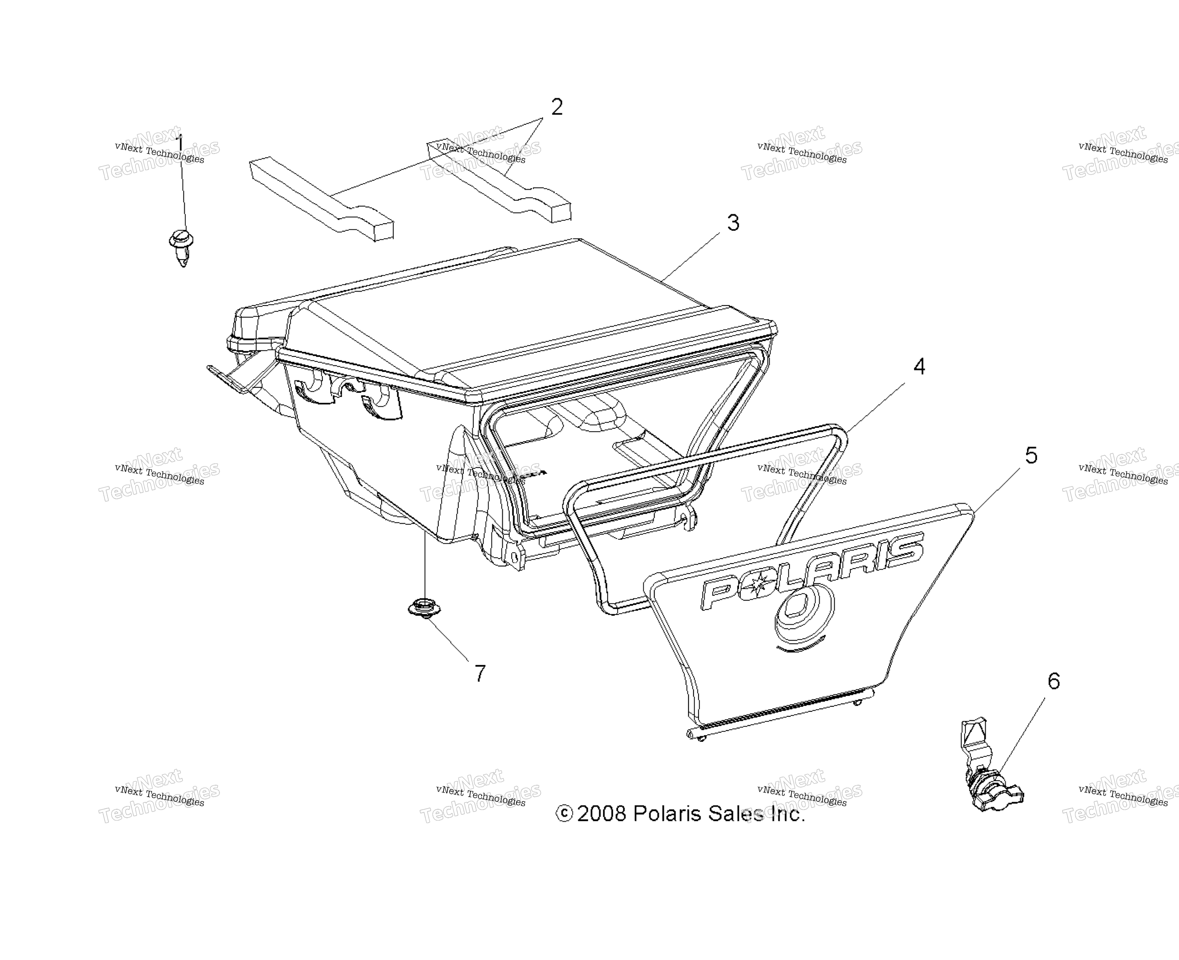 Body, задний Storage Box