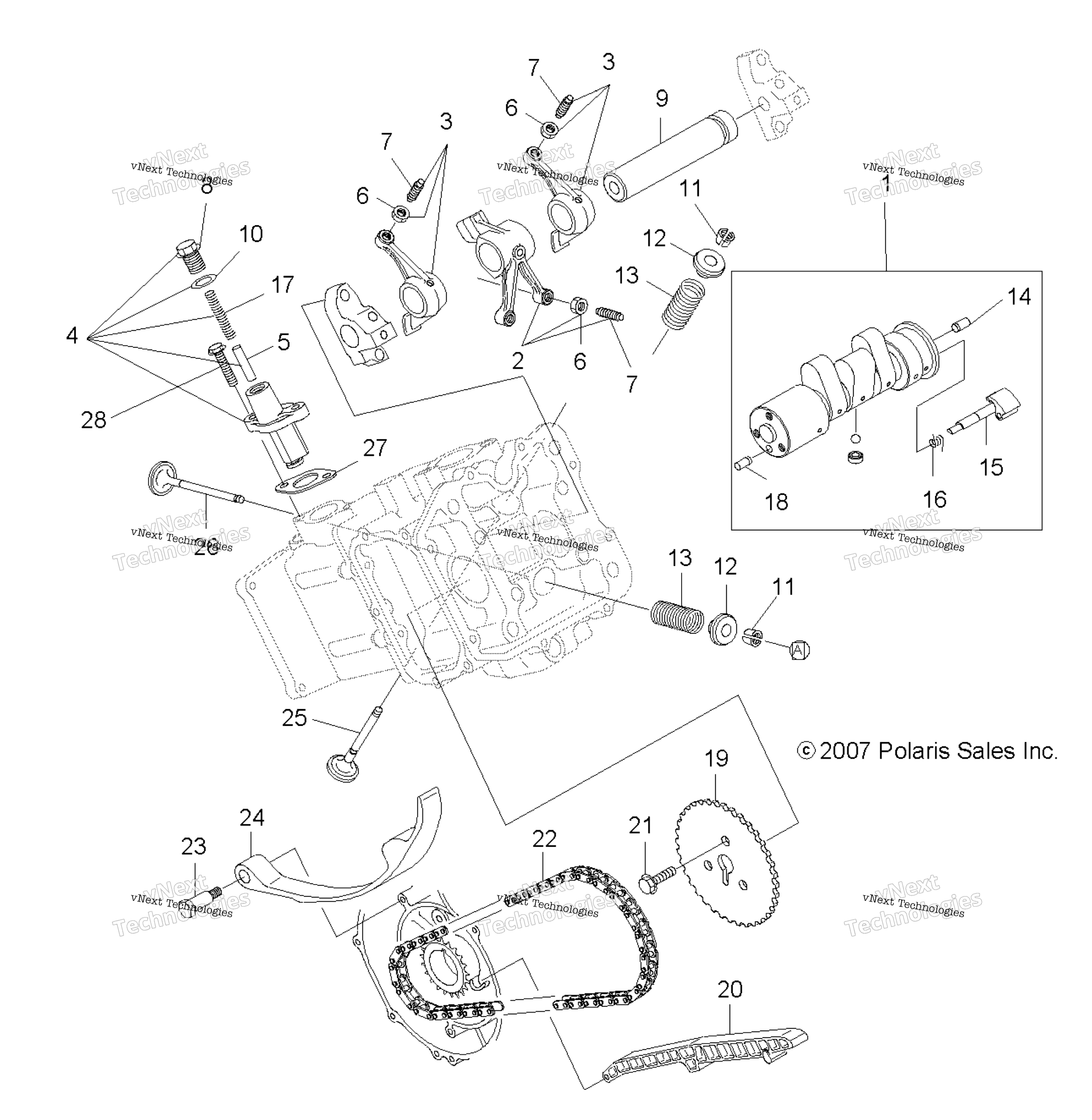 Engine, Valves & распредвал