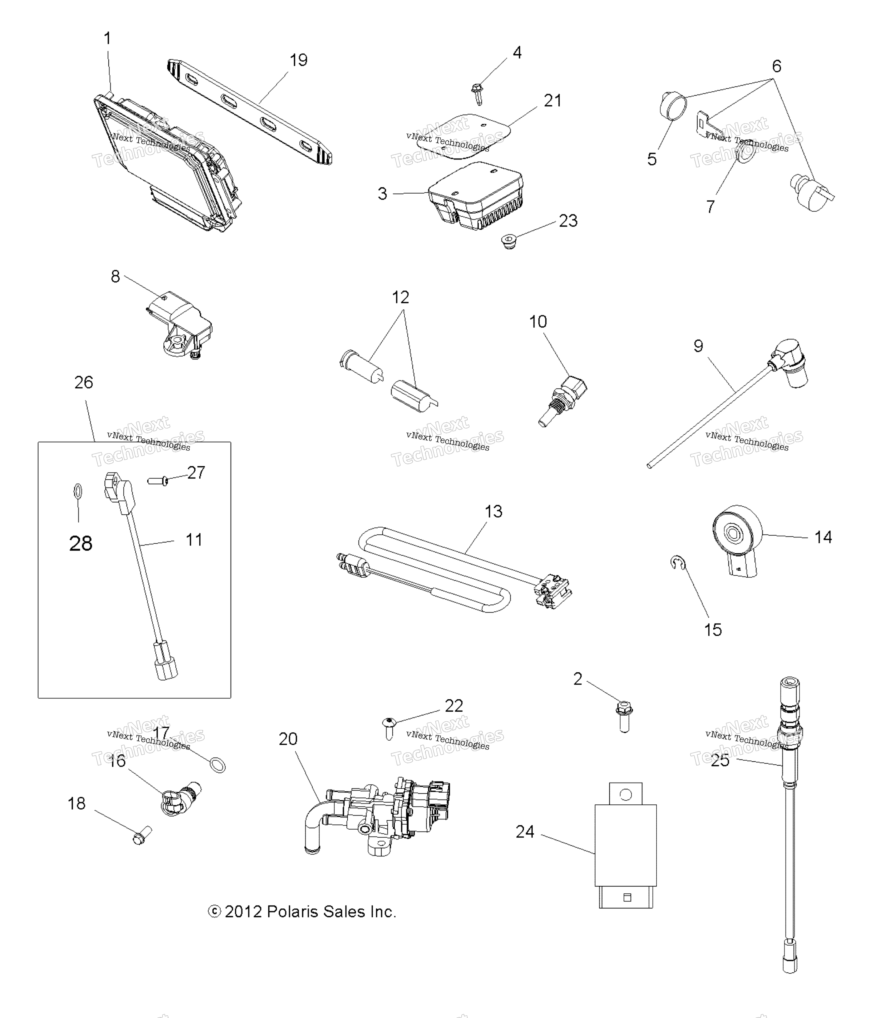 Electrical, Switches, Sensors, Ecu & управление Modules