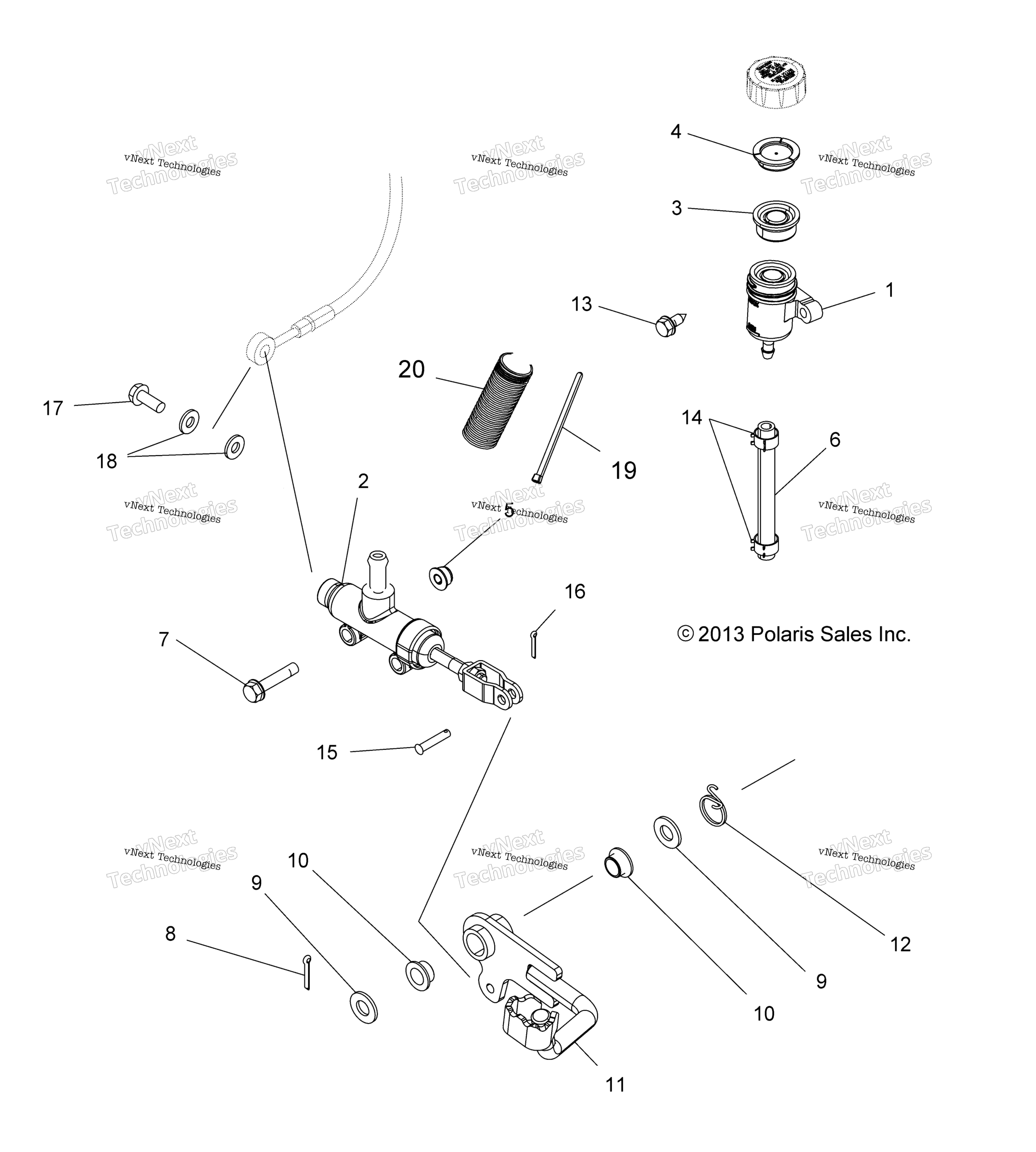 Brakes, тормоз Pedal & Master цилиндр