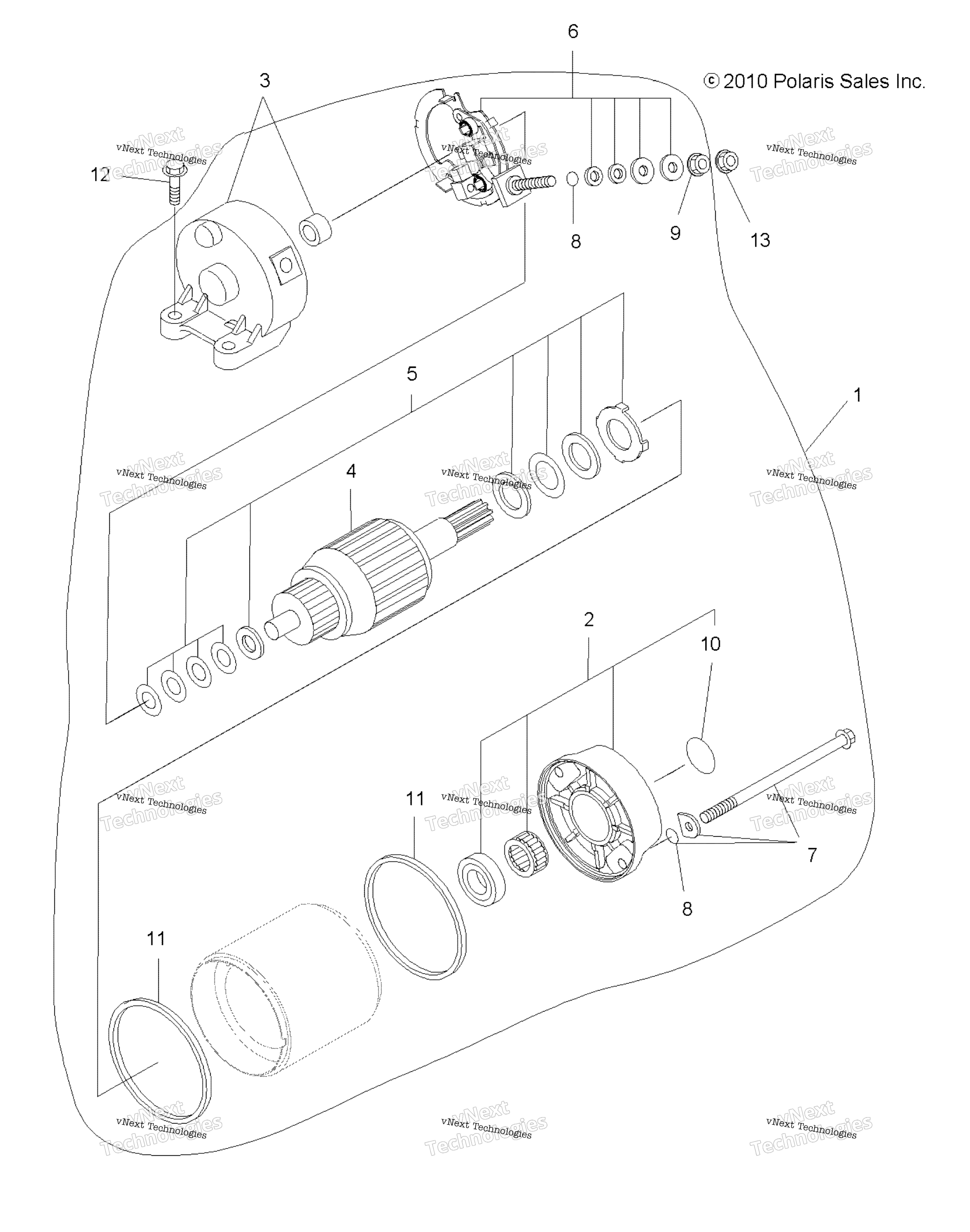 Engine, Starting система