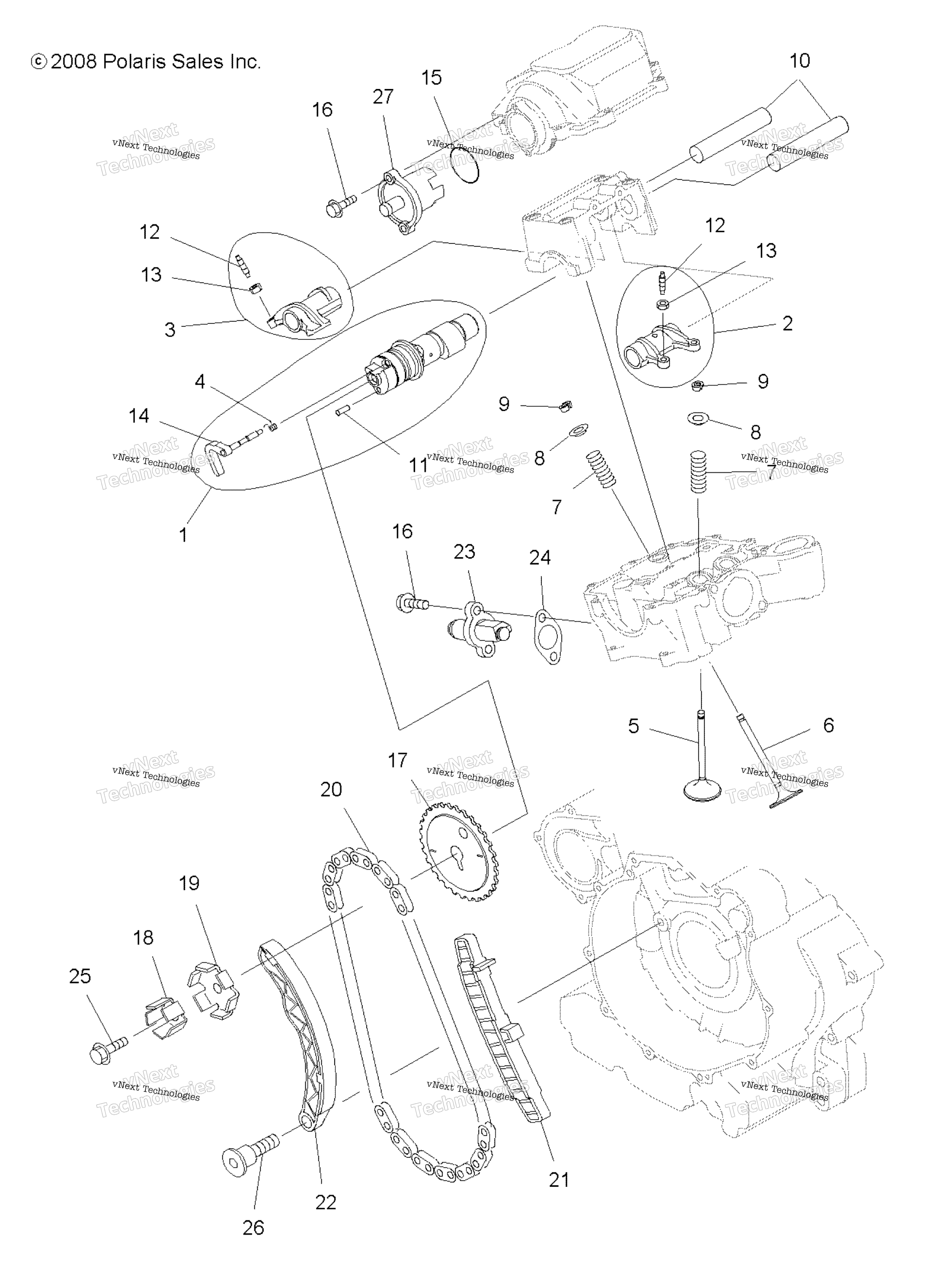 Engine, Valves & распредвал