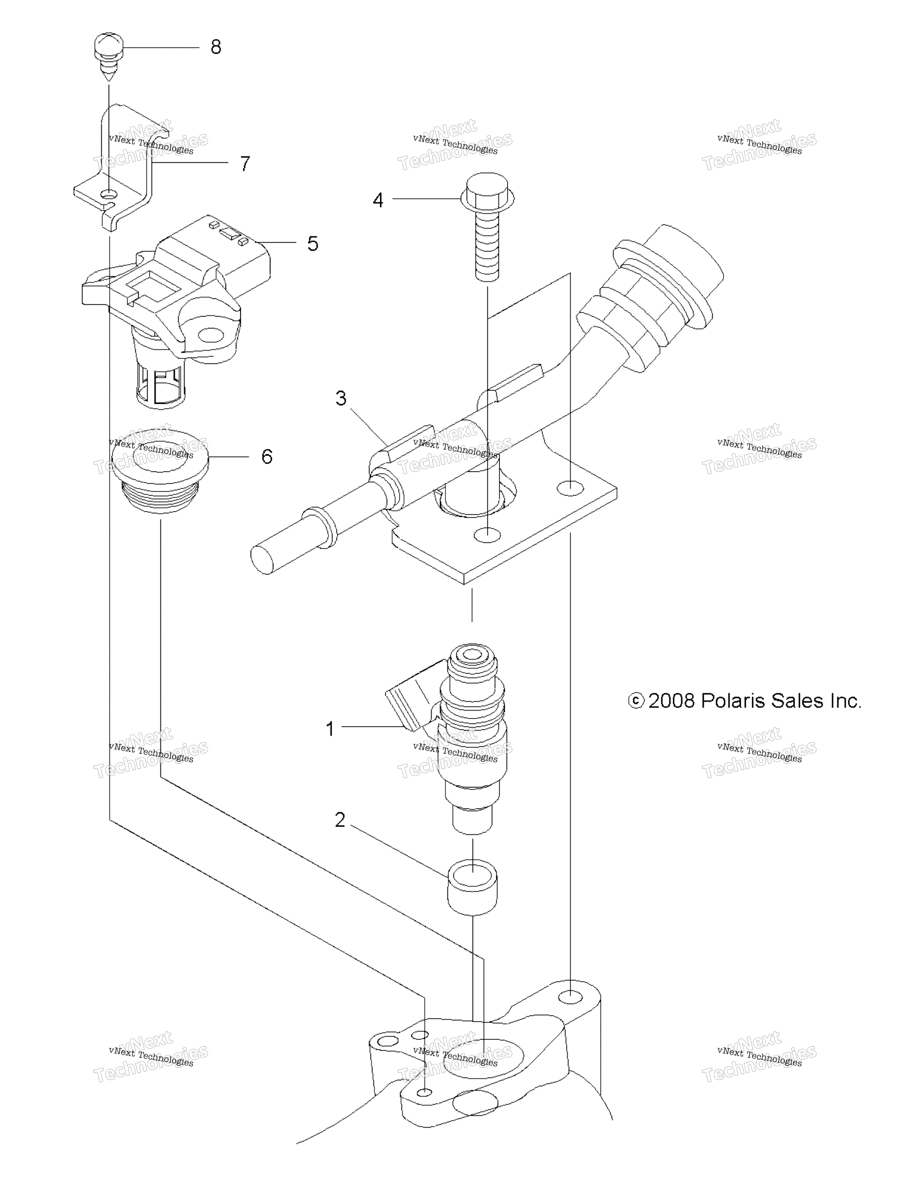 Engine, топливный Injector