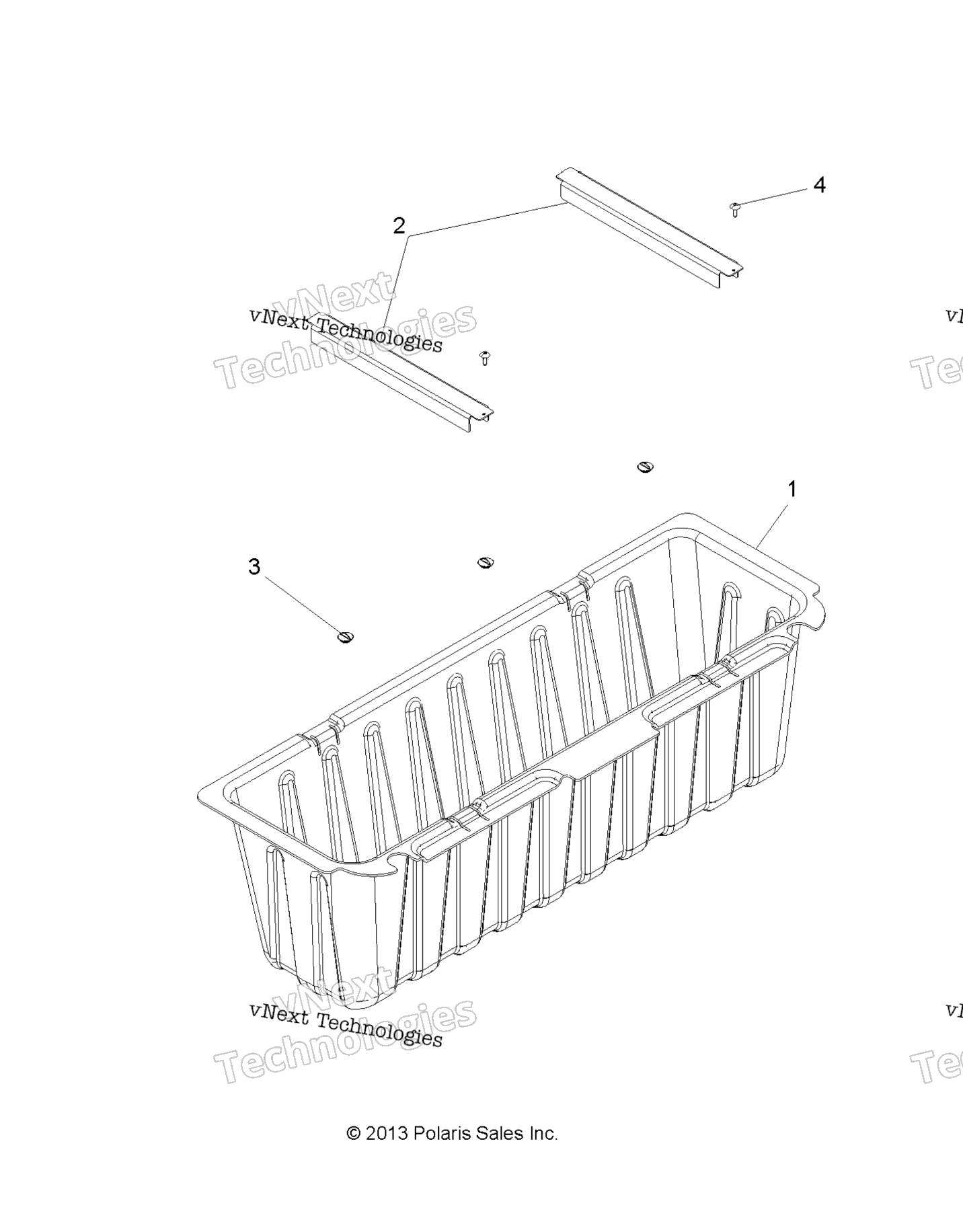 Body, Under сиденье Storage Box