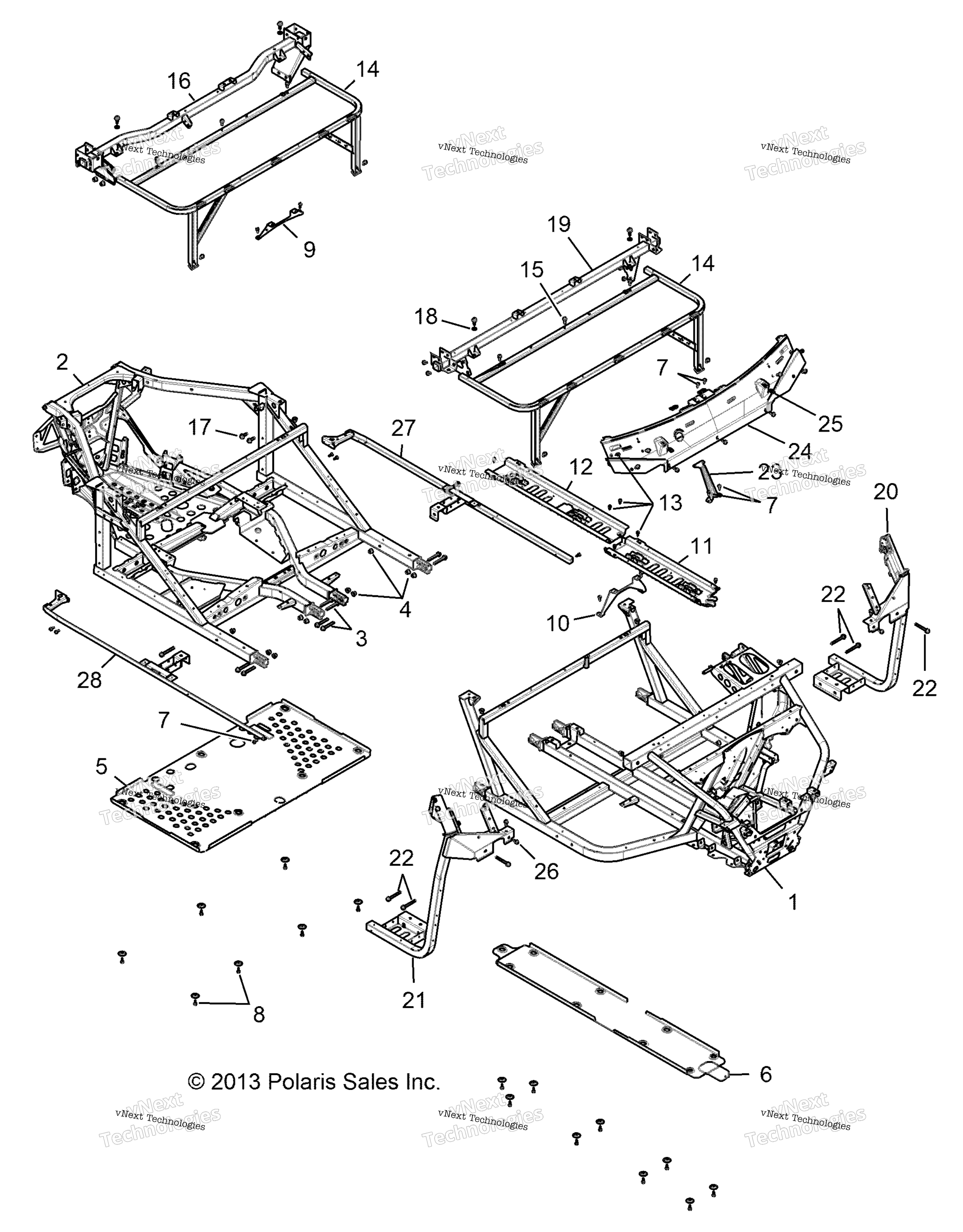 Chassis, рама All Options