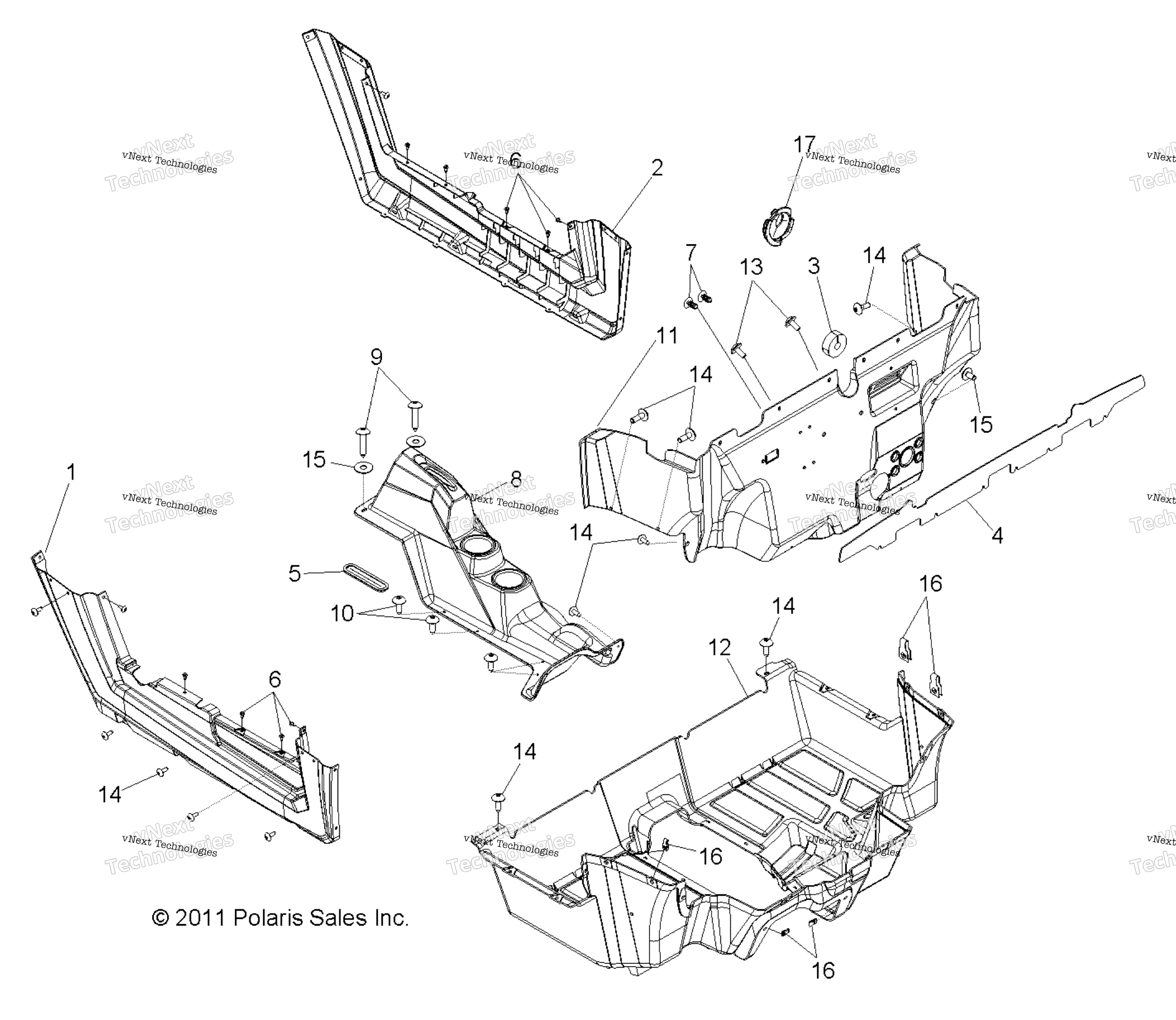 Body, Floor и Rocker Panels